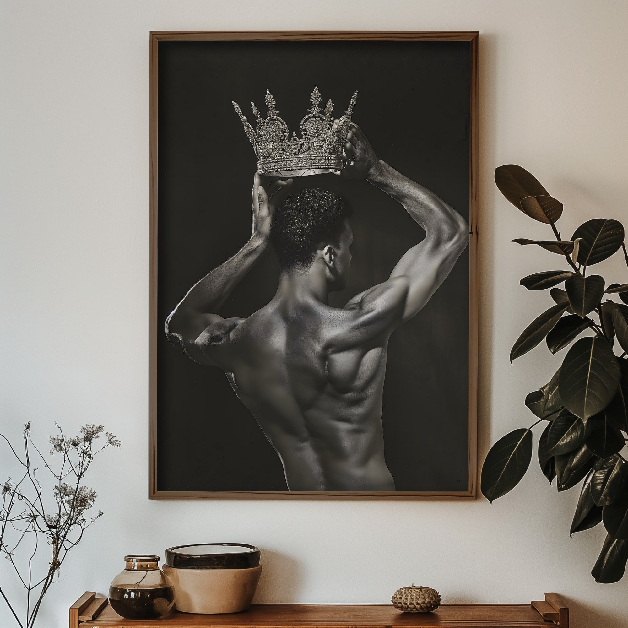 Quadro Decorativo MDF Emoldurado GE165-L Multicolor 35x47cm - Impressão UV em Madeira de Pinho