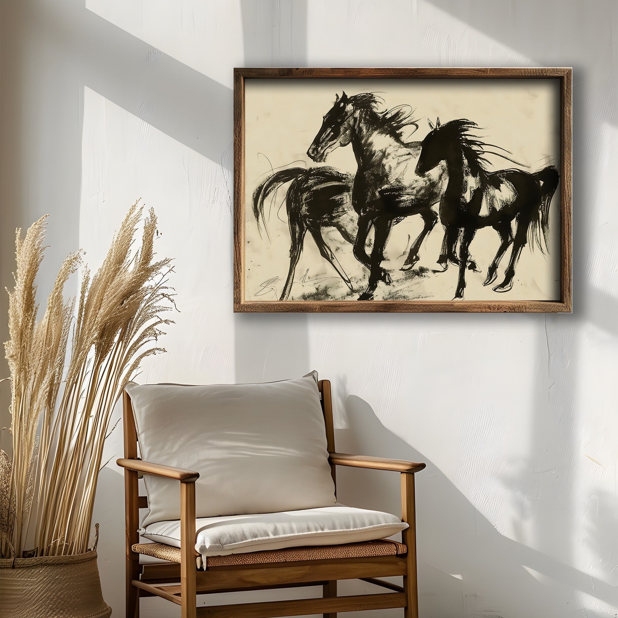 Quadro Decorativo MDF Emoldurado Multicolor GE167-L - Impressão UV em Madeira de Pinho 35x47cm