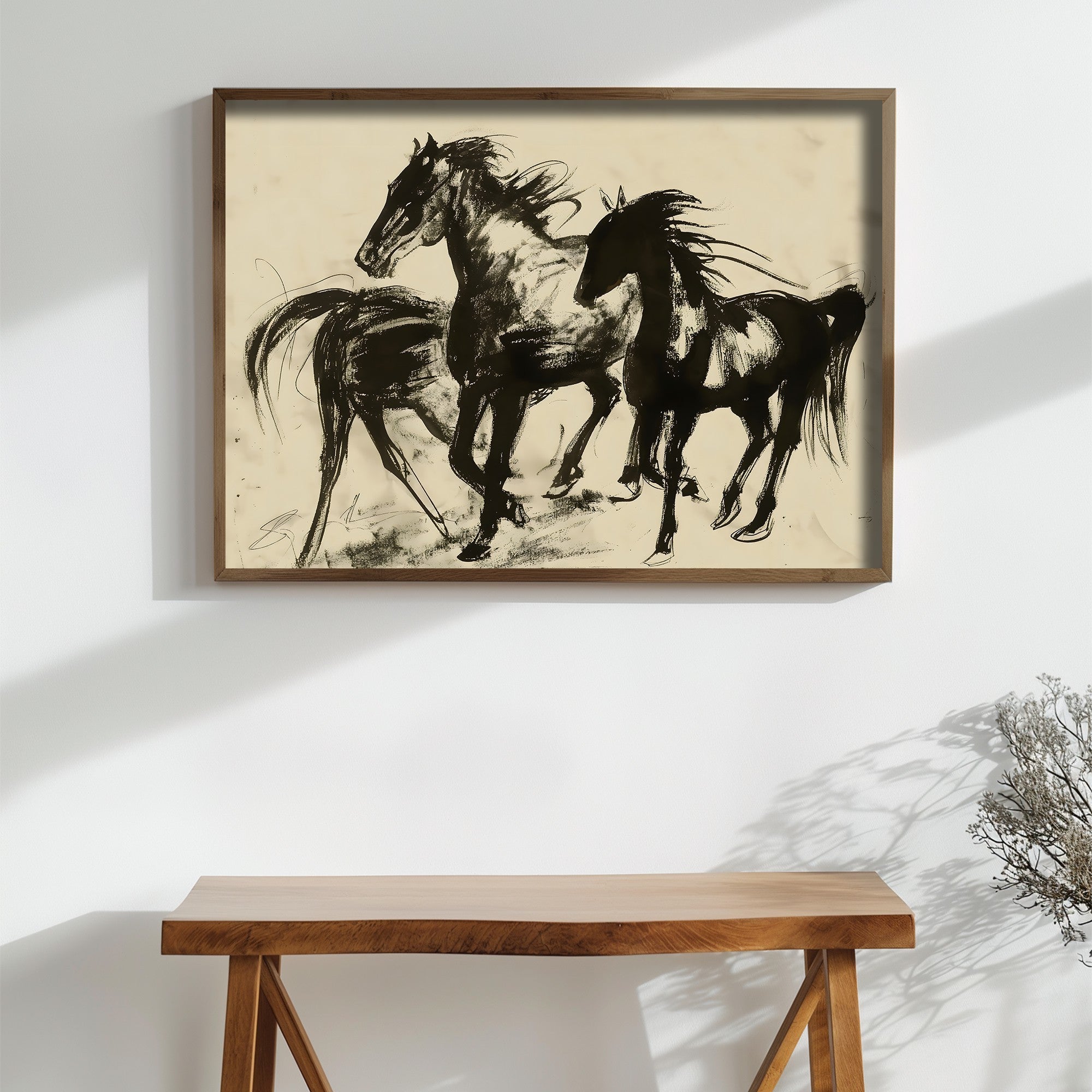 Quadro Decorativo MDF Emoldurado Multicolor GE167-L - Impressão UV em Madeira de Pinho 35x47cm