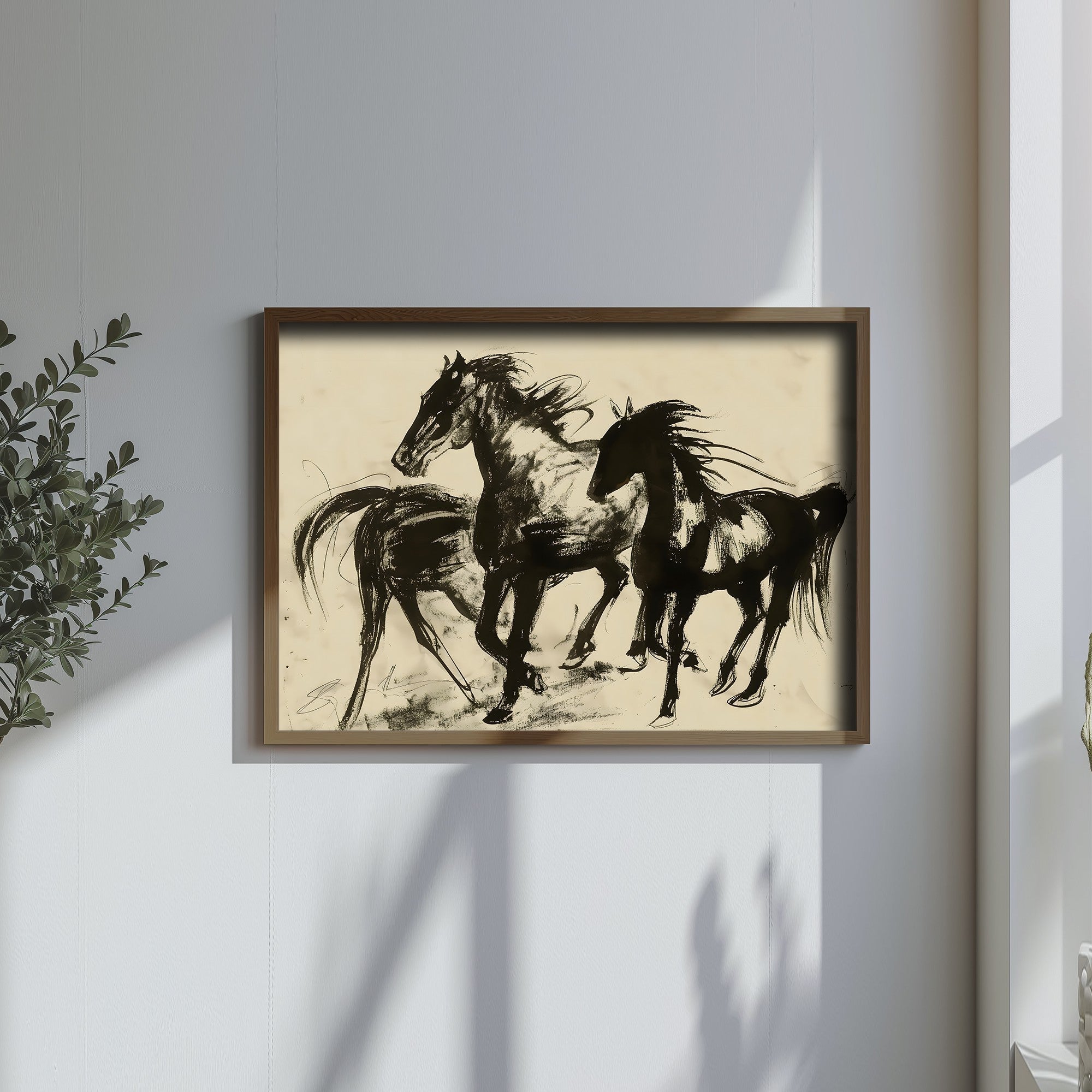 Quadro Decorativo MDF Emoldurado Multicolor GE167-L - Impressão UV em Madeira de Pinho 35x47cm