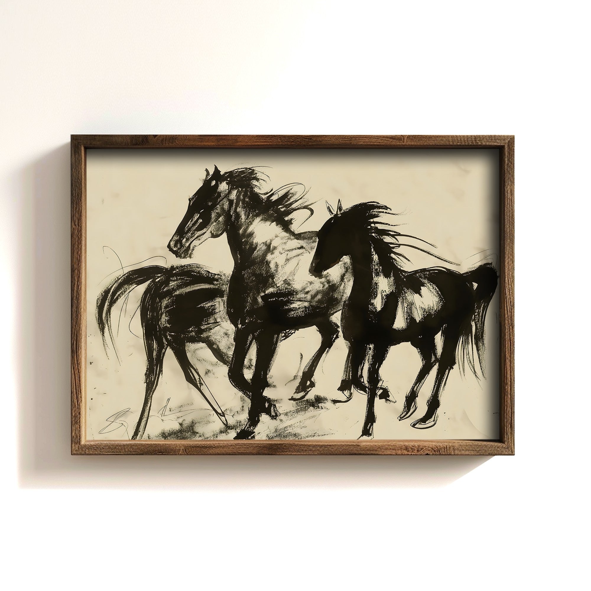 Quadro Decorativo MDF Emoldurado Multicolor GE167-L - Impressão UV em Madeira de Pinho 35x47cm