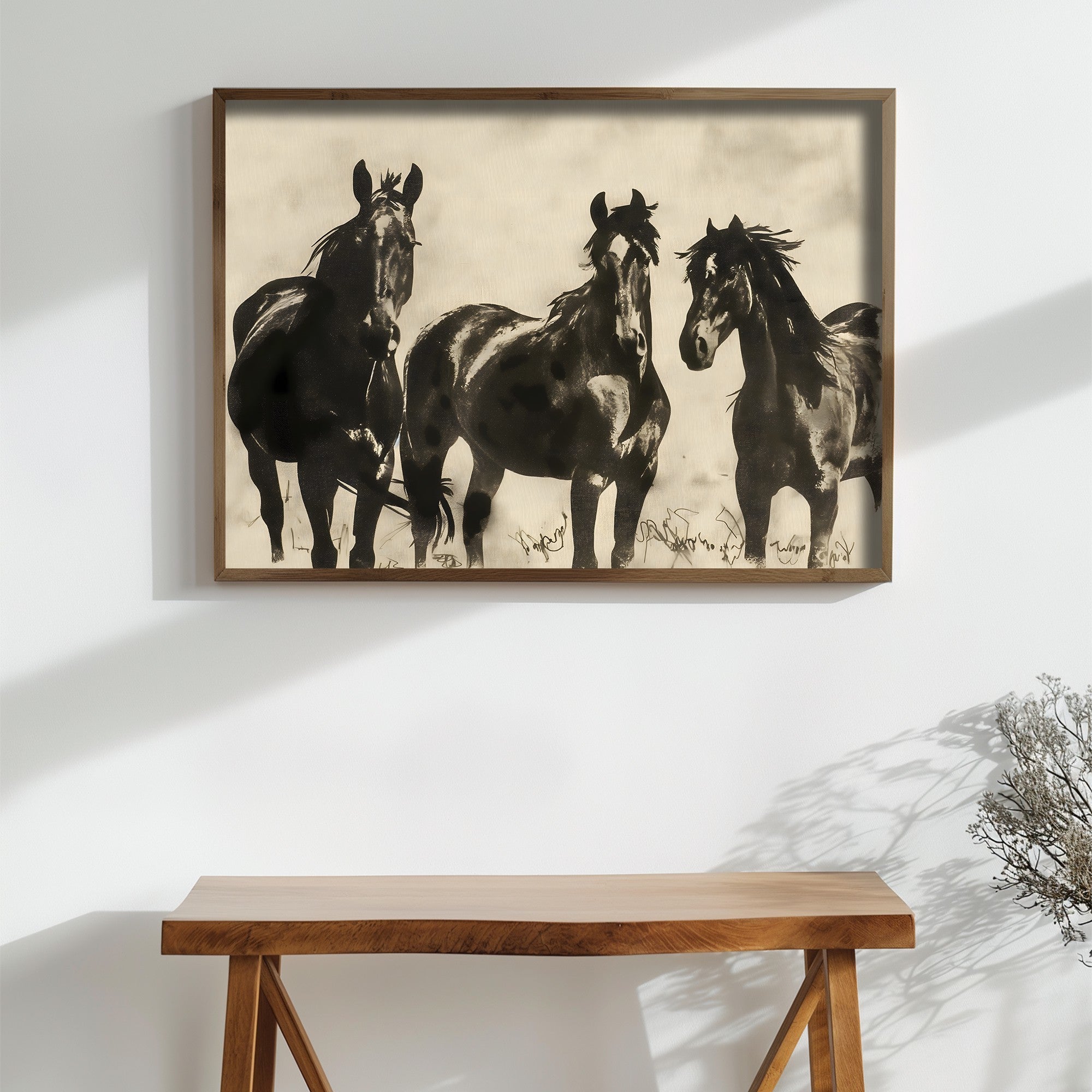 Quadro Decorativo MDF Emoldurado Multicolor GE168-L - Impressão UV em Madeira de Pinho 35x47cm