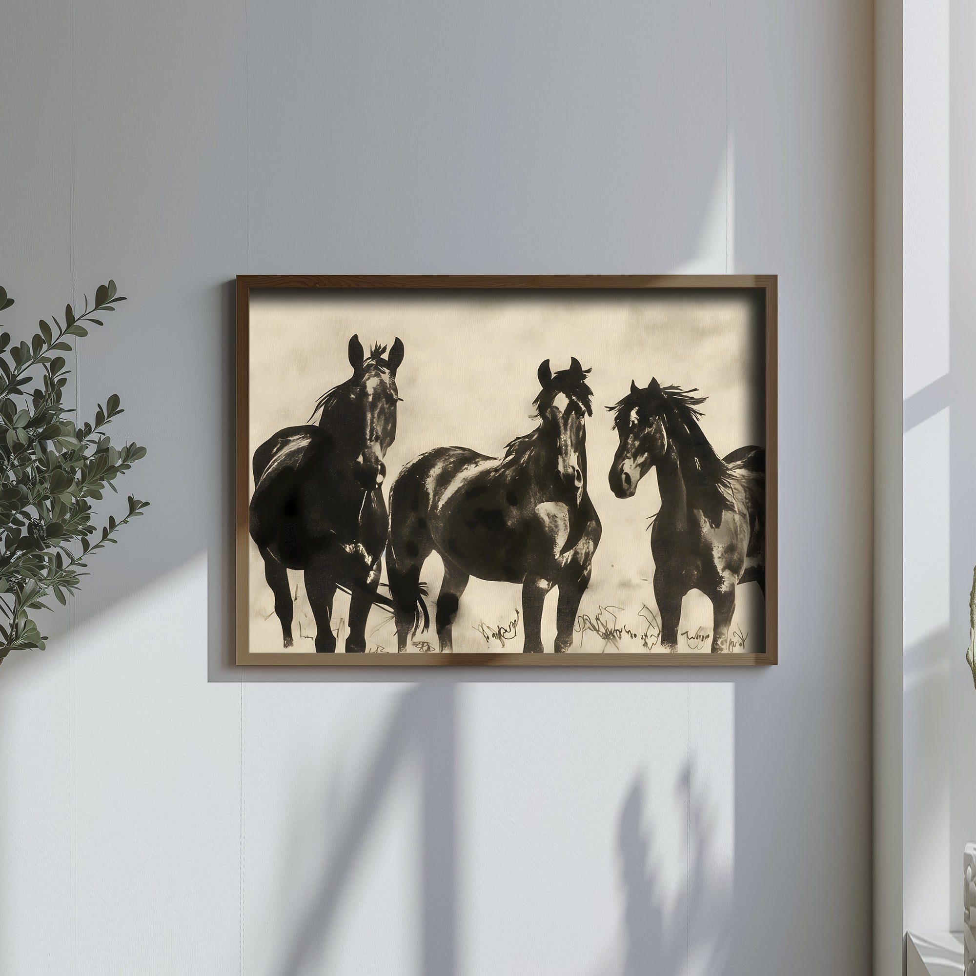 Quadro Decorativo MDF Emoldurado Multicolor GE168-L - Impressão UV em Madeira de Pinho 35x47cm