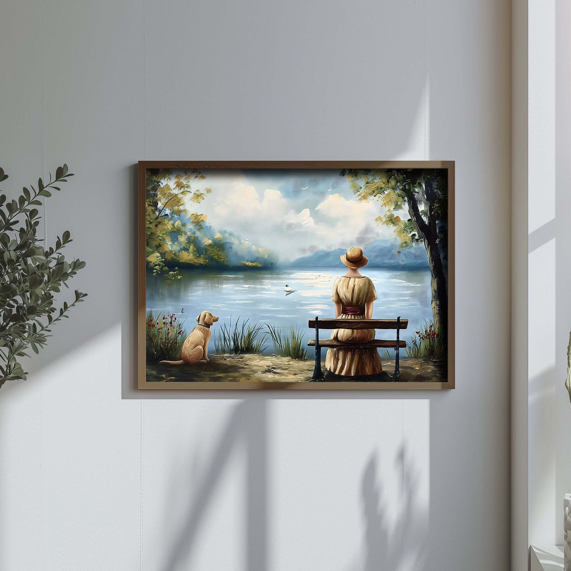 Quadro Decorativo MDF Emoldurado GE170-L Multicolor 35x47cm - Impressão UV em Madeira de Pinho