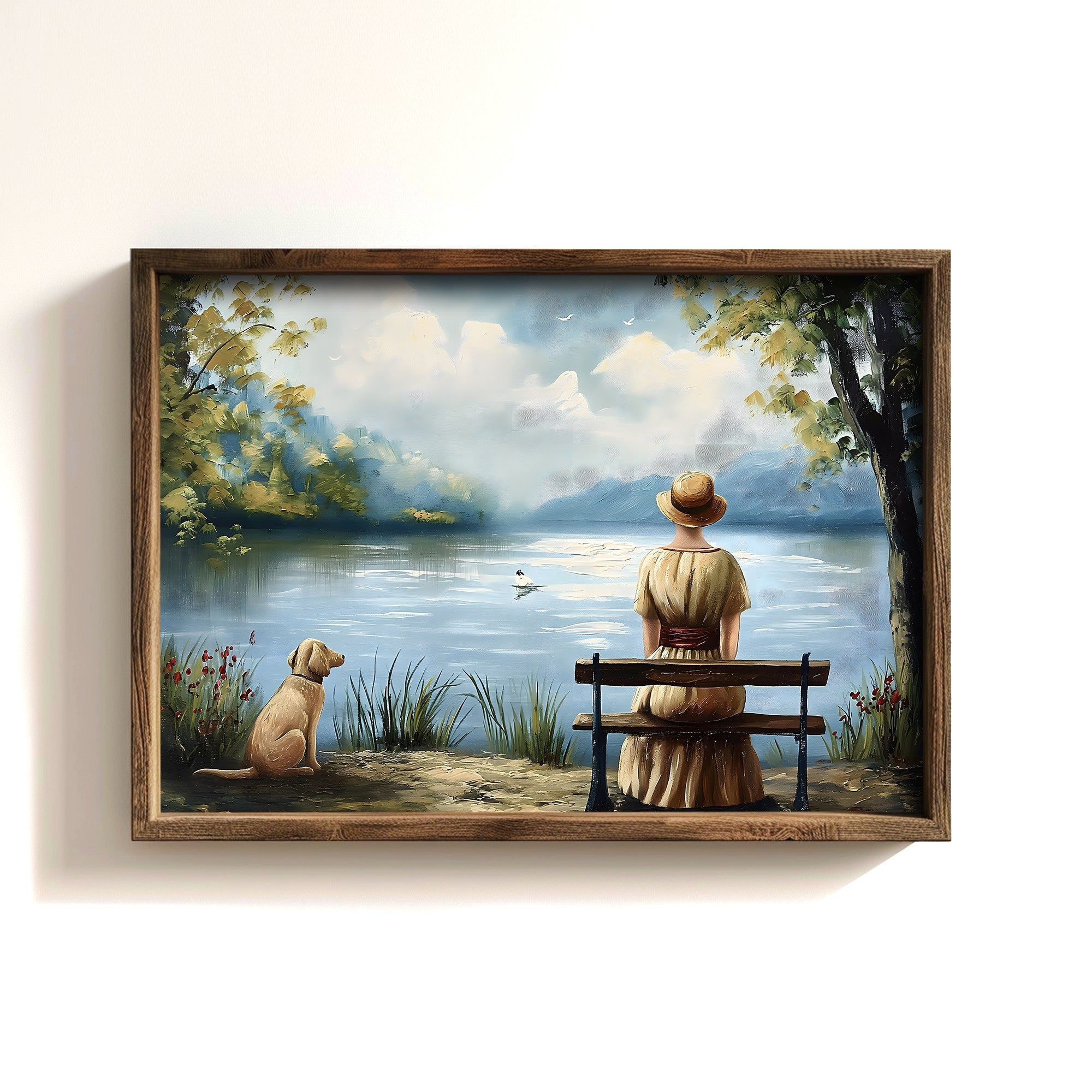 Quadro Decorativo MDF Emoldurado GE170-L Multicolor 35x47cm - Impressão UV em Madeira de Pinho