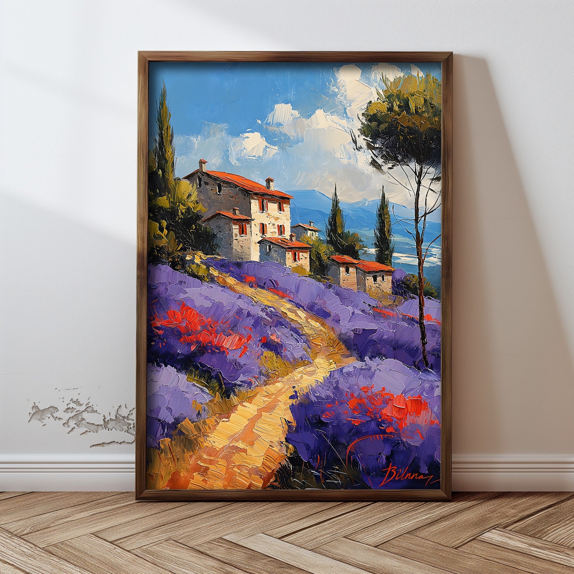 Quadro Decorativo MDF Emoldurado Multicolor GE171-L - Impressão UV em Madeira de Pinho 35x47cm