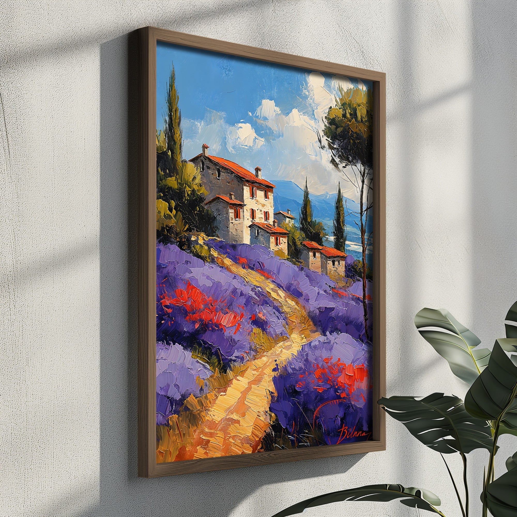 Quadro Decorativo MDF Emoldurado Multicolor GE171-L - Impressão UV em Madeira de Pinho 35x47cm