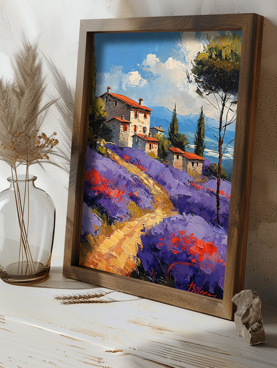Quadro Decorativo MDF Emoldurado Multicolor GE171-L - Impressão UV em Madeira de Pinho 35x47cm
