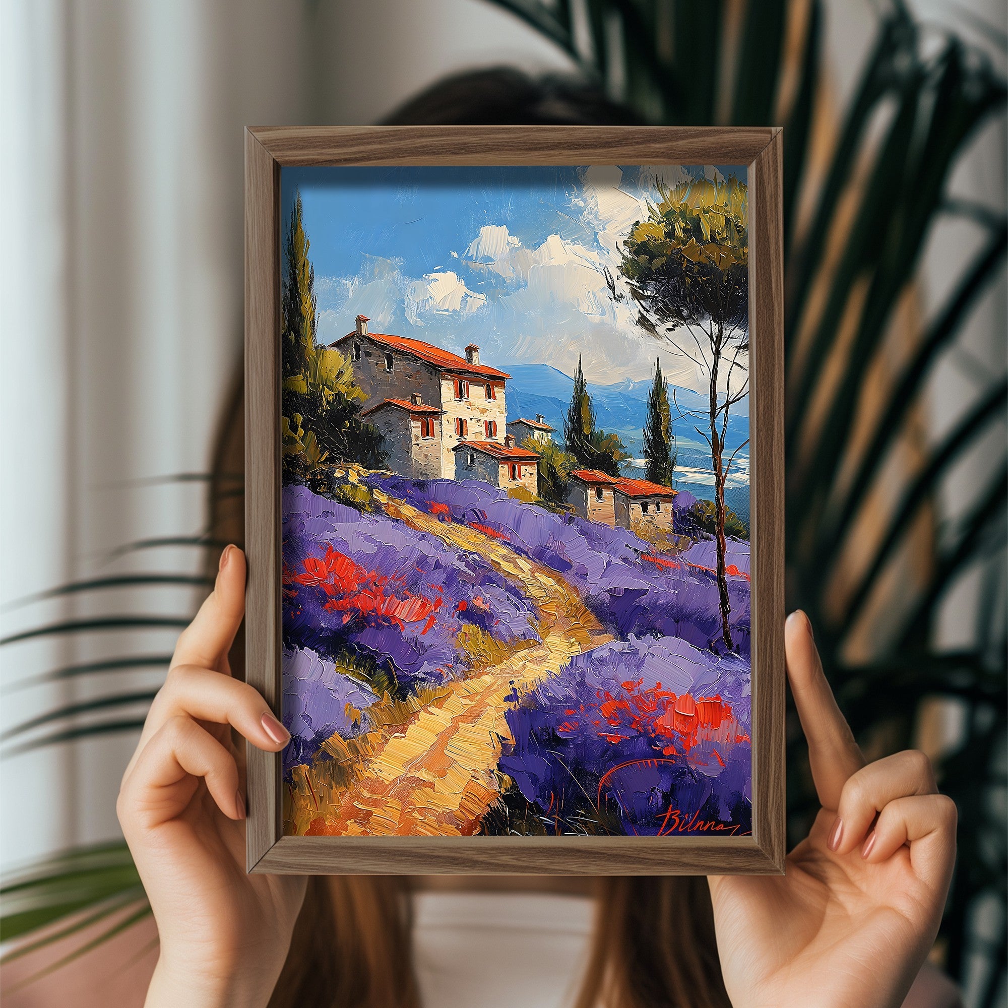 Quadro Decorativo MDF Emoldurado Multicolor GE171-L - Impressão UV em Madeira de Pinho 35x47cm