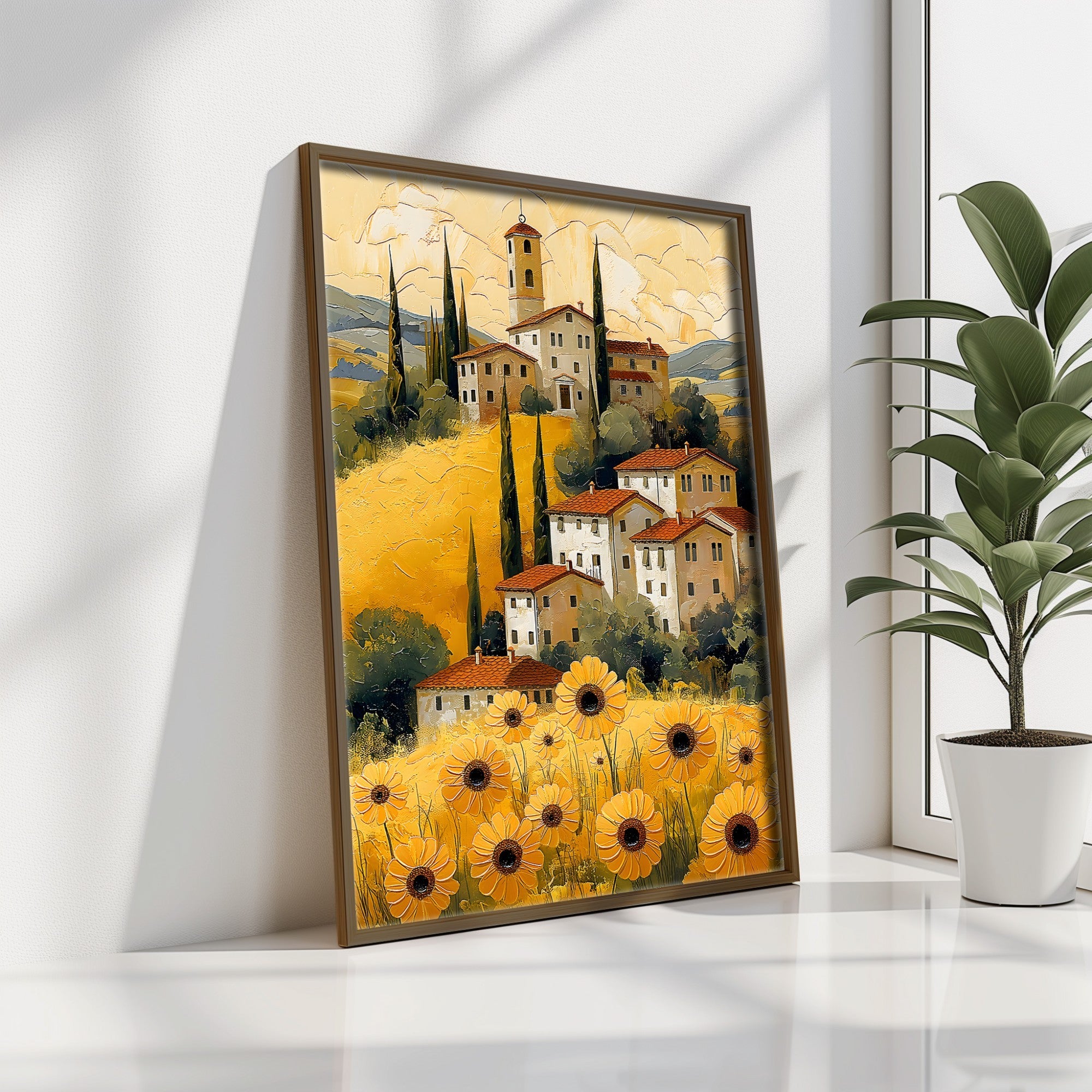 Quadro Decorativo MDF Emoldurado Multicolor GE172-L - Impressão UV em Madeira de Pinho 35x47cm