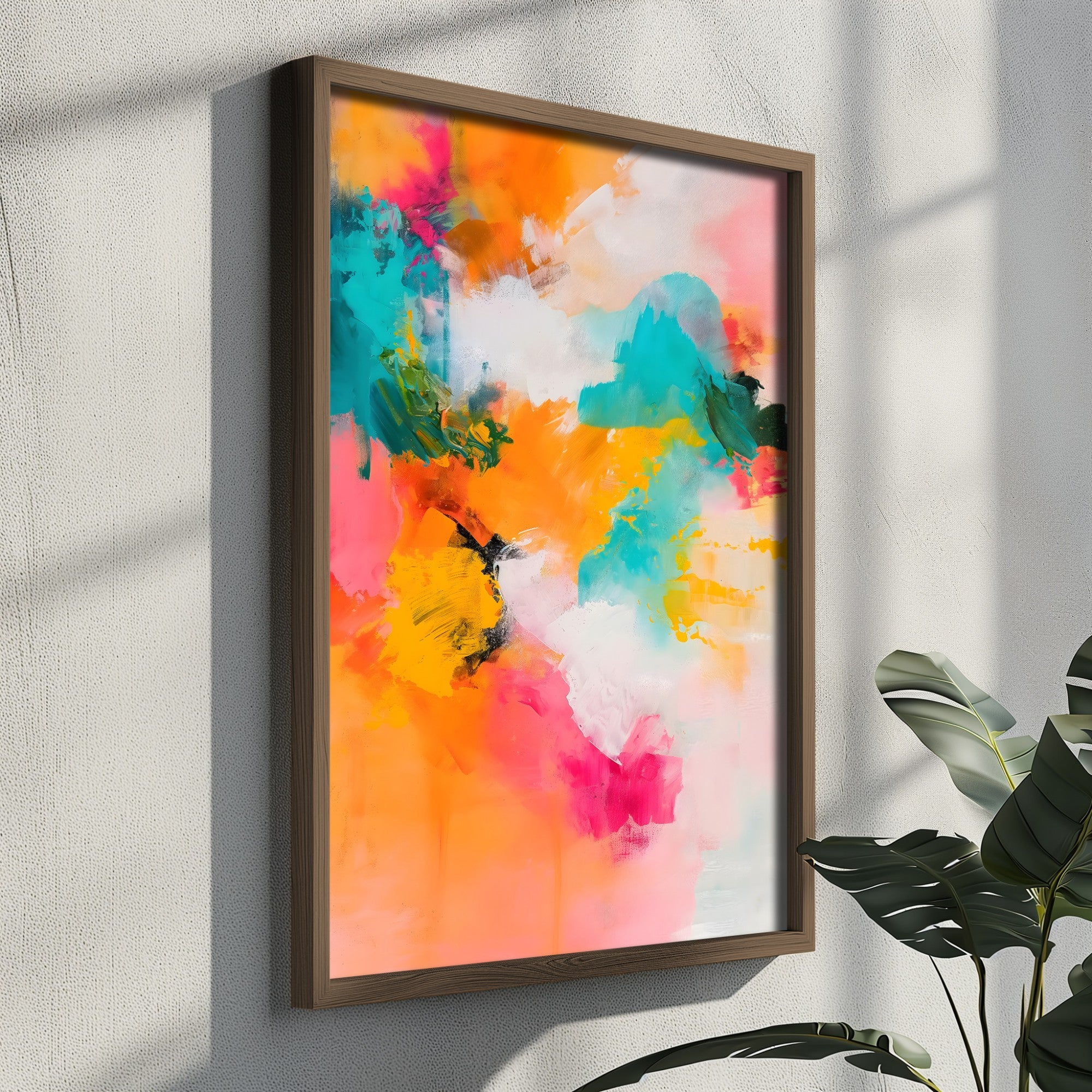 Quadro Decorativo MDF Emoldurado GE175-L Multicolor 35x47cm - Impressão UV em Madeira de Pinho