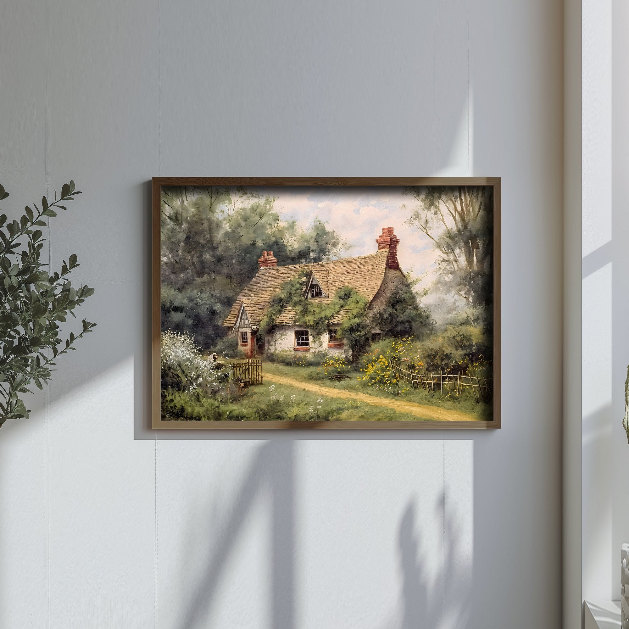 Quadro Decorativo MDF Emoldurado Multicolor GE177-L - Impressão UV em Madeira de Pinho 35x47cm