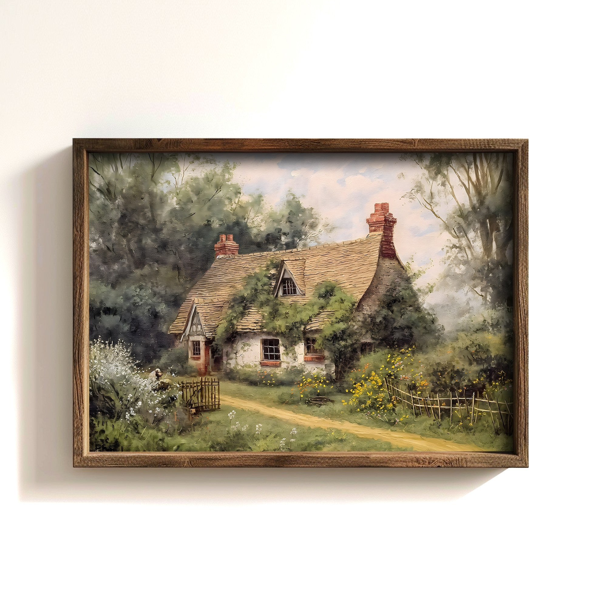 Quadro Decorativo MDF Emoldurado Multicolor GE177-L - Impressão UV em Madeira de Pinho 35x47cm