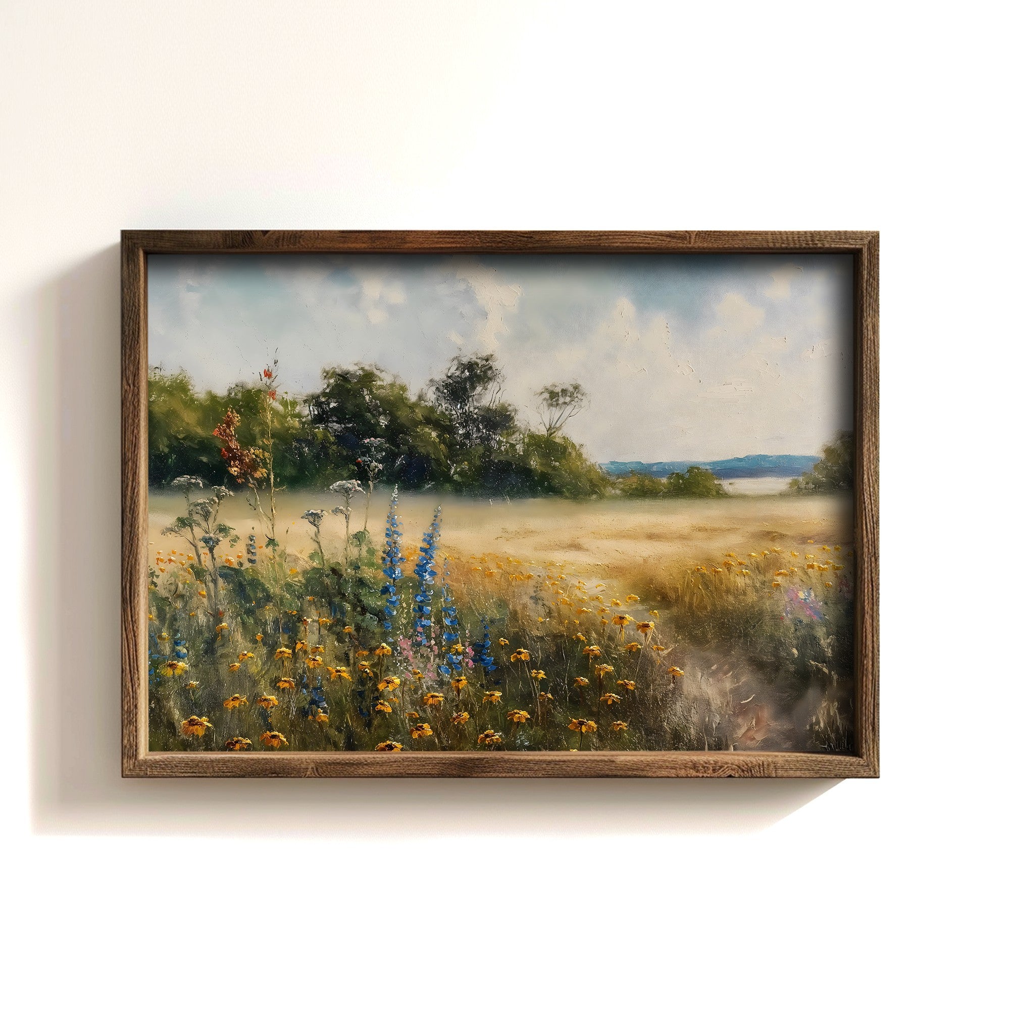 Quadro Decorativo MDF Emoldurado Multicolor GE183-L - Impressão UV em Madeira de Pinho 35x47cm