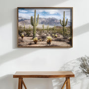 Quadro Decorativo MDF Emoldurado Multicolor GE184-L - Impressão UV em Madeira de Pinho 35x47cm