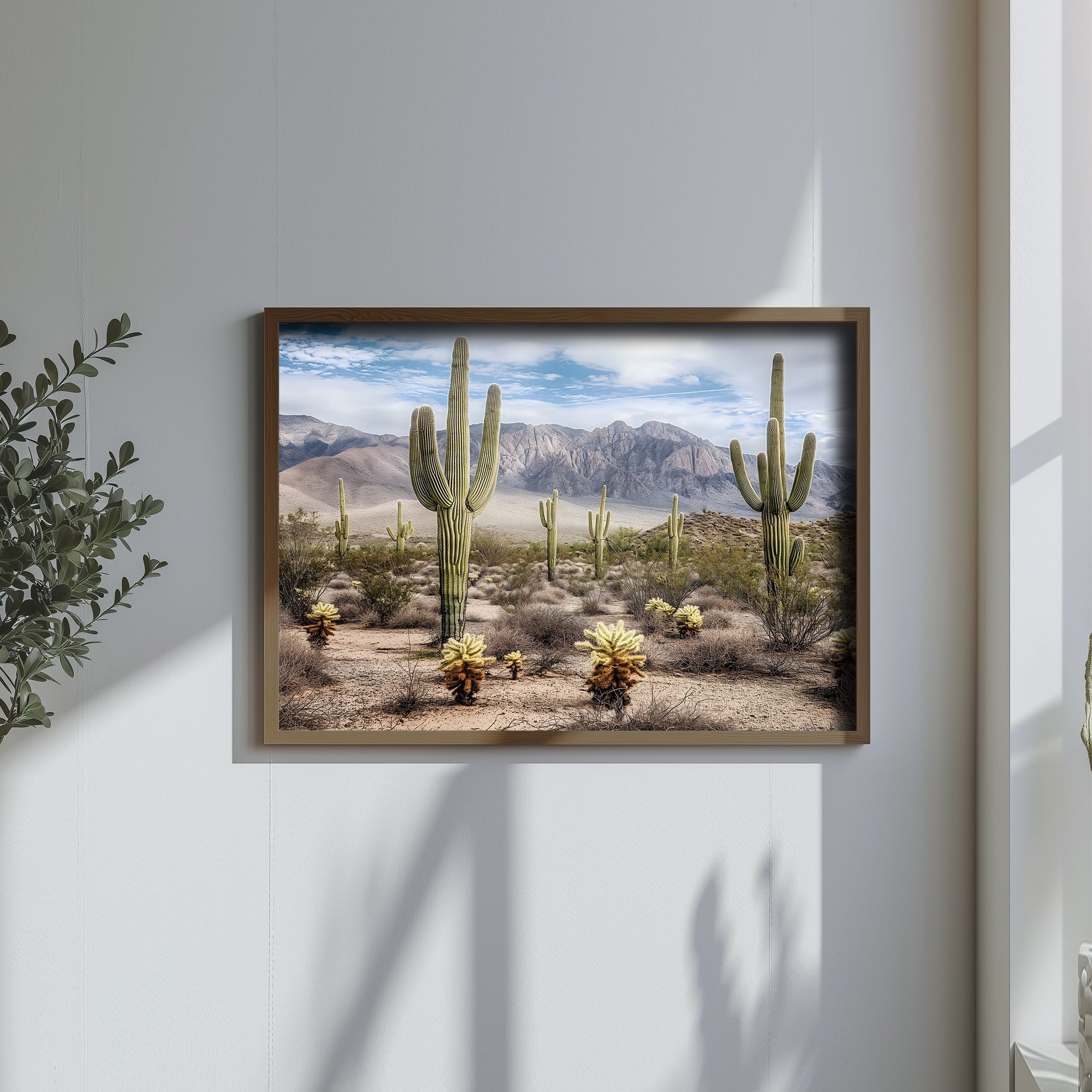 Quadro Decorativo MDF Emoldurado Multicolor GE184-L - Impressão UV em Madeira de Pinho 35x47cm