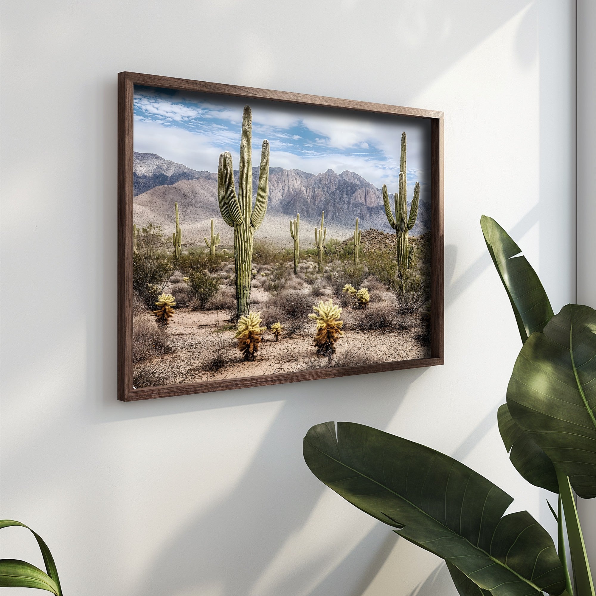 Quadro Decorativo MDF Emoldurado Multicolor GE184-L - Impressão UV em Madeira de Pinho 35x47cm