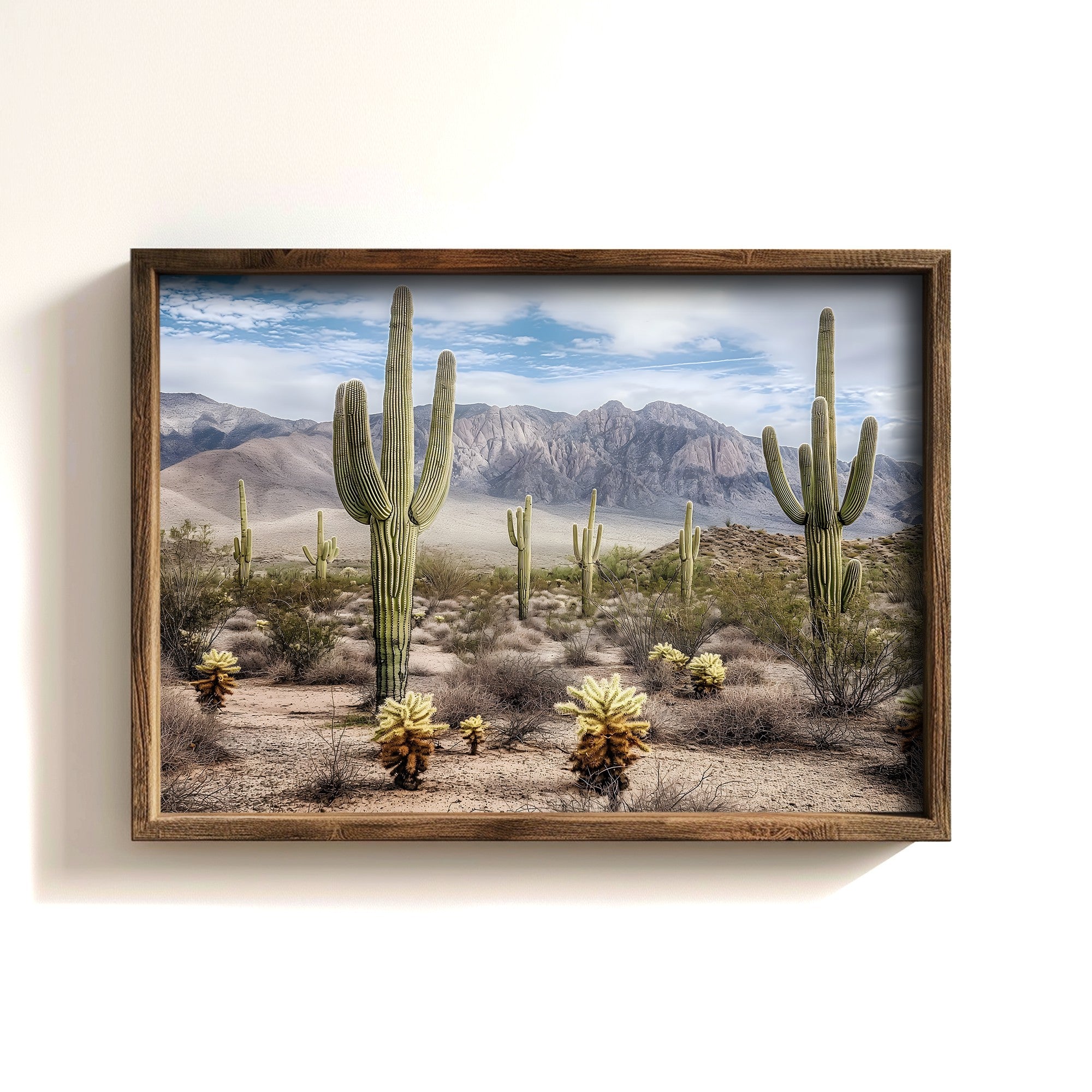 Quadro Decorativo MDF Emoldurado Multicolor GE184-L - Impressão UV em Madeira de Pinho 35x47cm