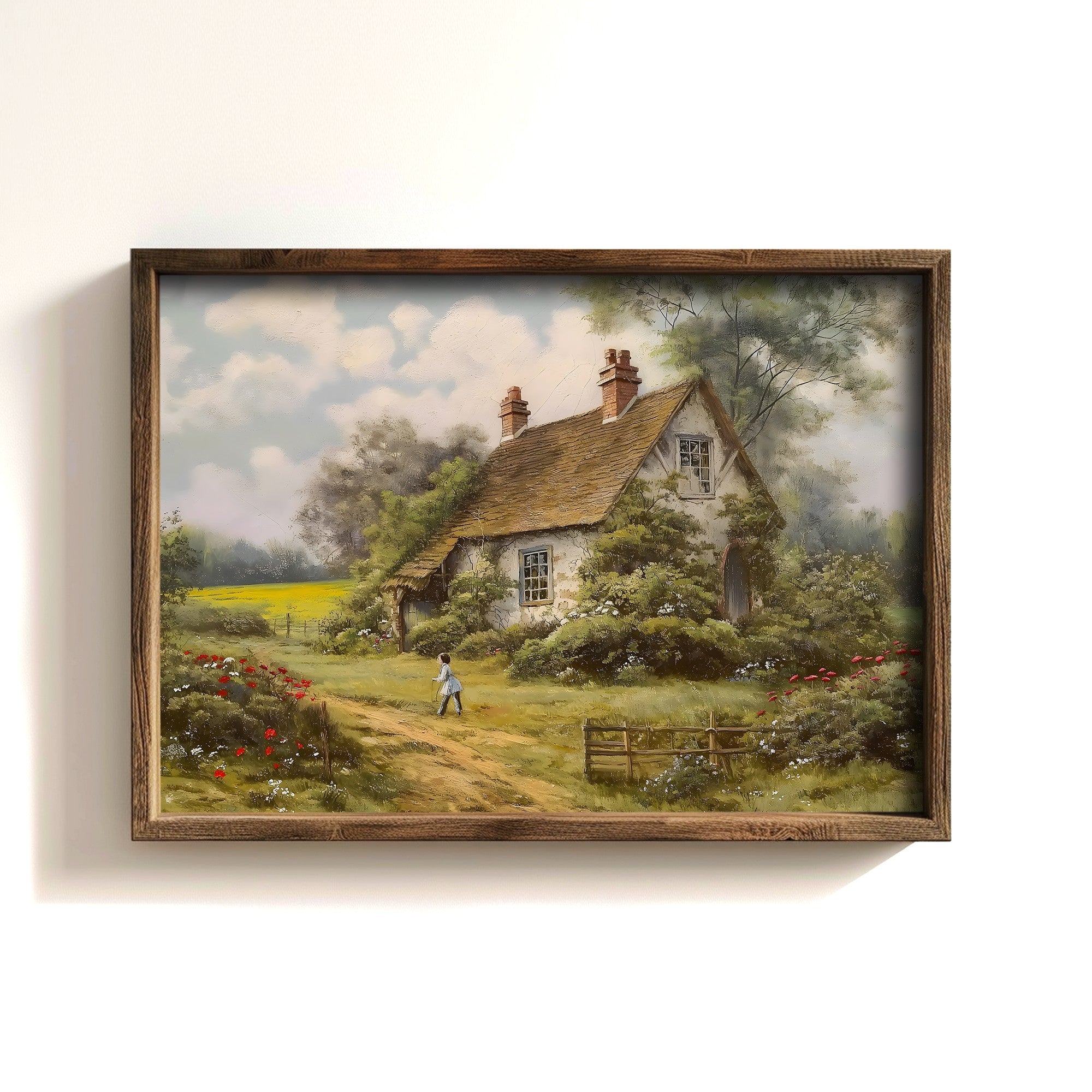 Quadro Decorativo MDF Emoldurado GE186-L Multicolor 35x47cm - Impressão UV em Madeira de Pinho