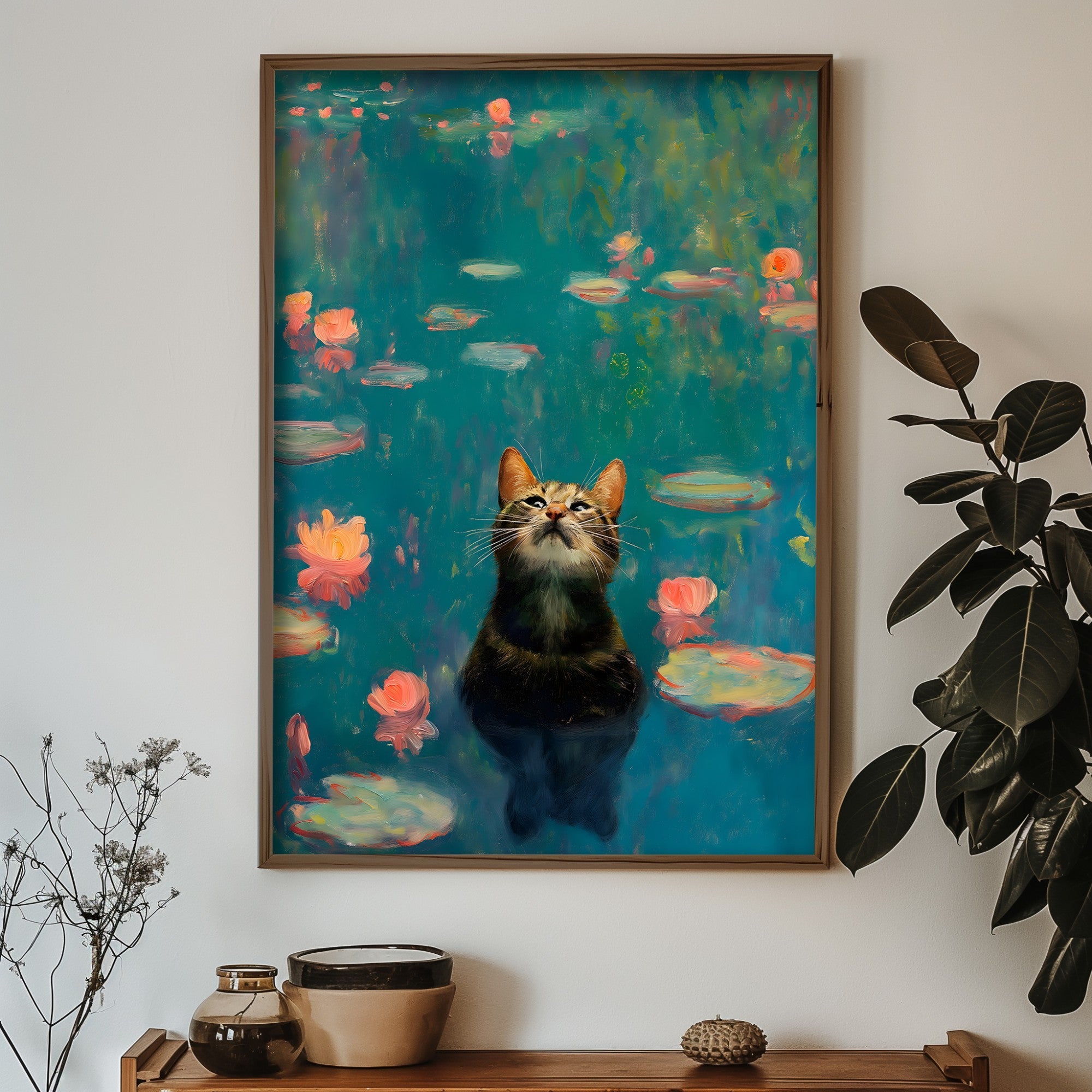 Quadro Decorativo MDF Emoldurado GE188-L Multicolor 35x47cm - Impressão UV em Madeira de Pinho