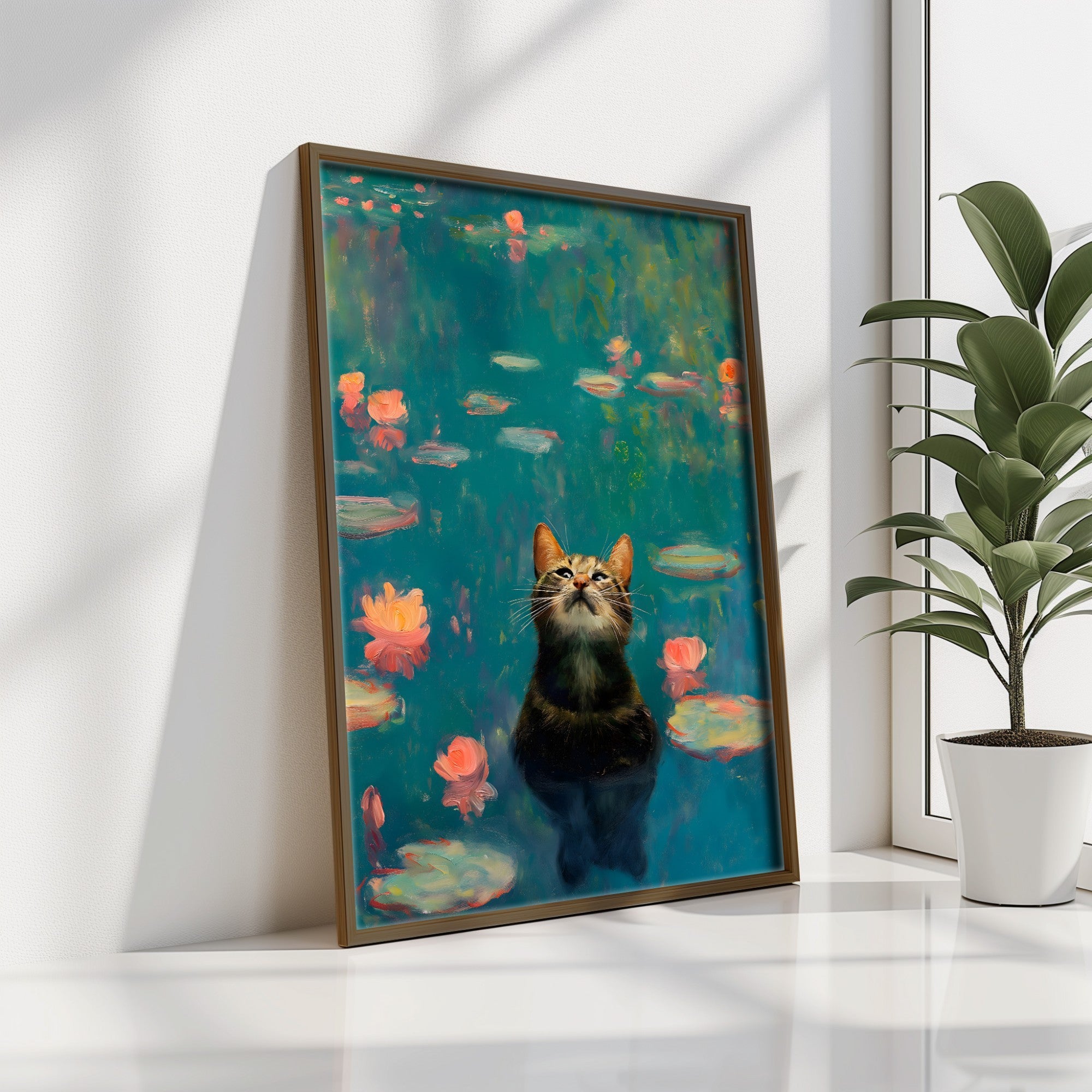 Quadro Decorativo MDF Emoldurado GE188-L Multicolor 35x47cm - Impressão UV em Madeira de Pinho