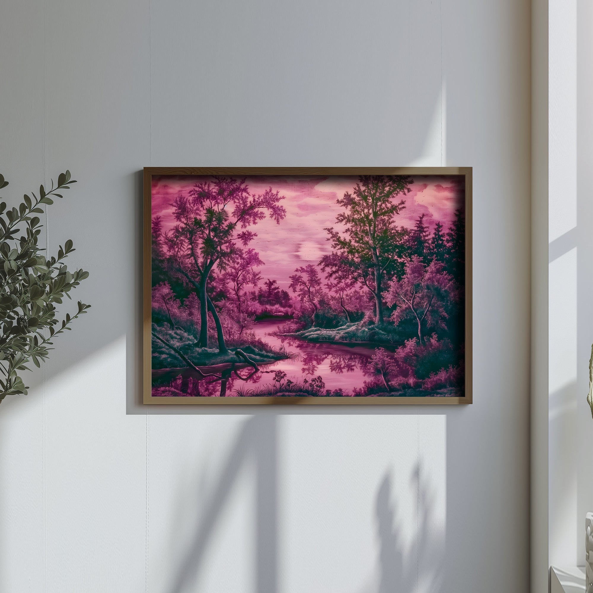 Quadro Decorativo MDF Emoldurado GE189-L Multicolor 35x47cm - Impressão UV em Madeira de Pinho