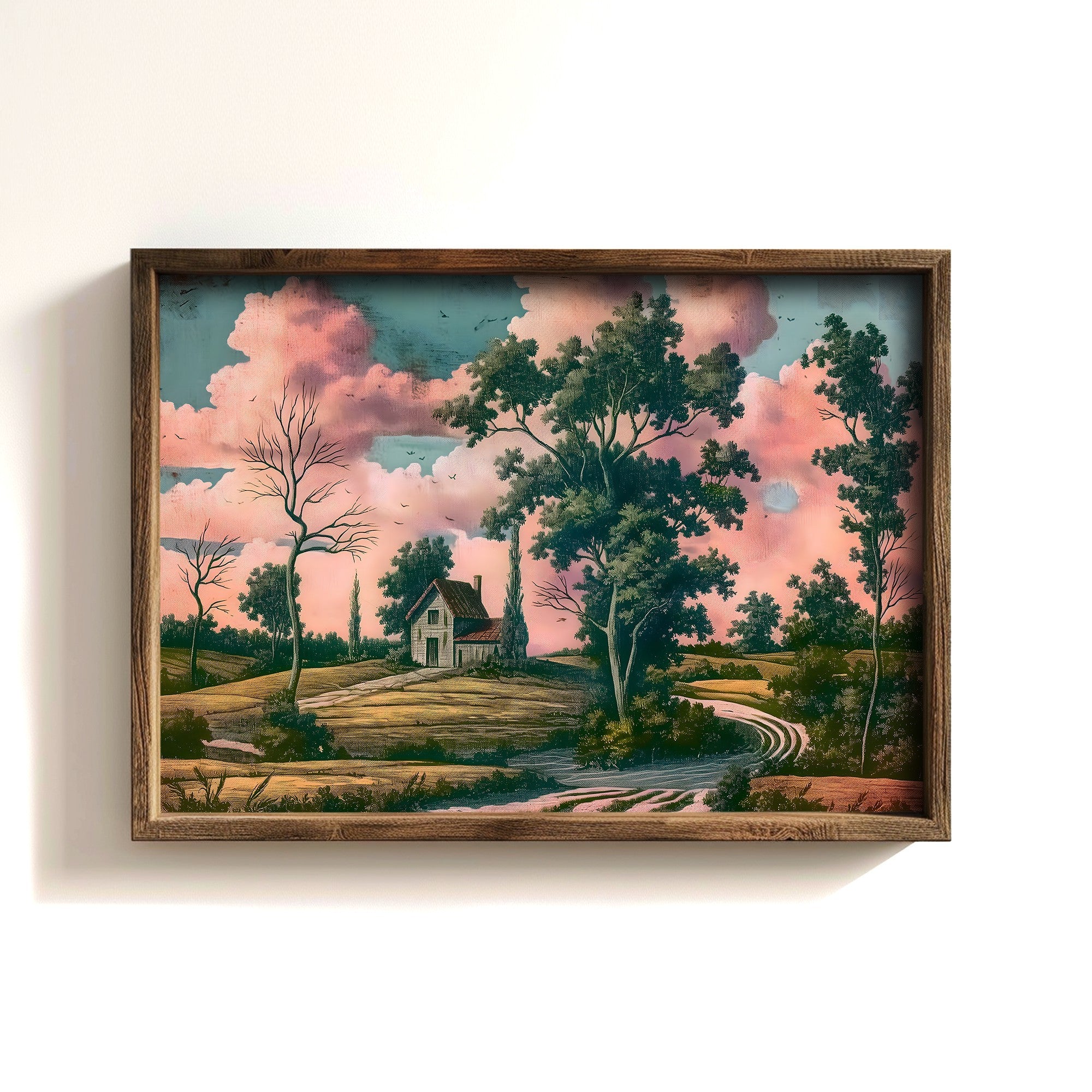 Quadro Decorativo MDF Emoldurado GE193-L Multicolor 35x47cm - Impressão UV em Madeira de Pinho