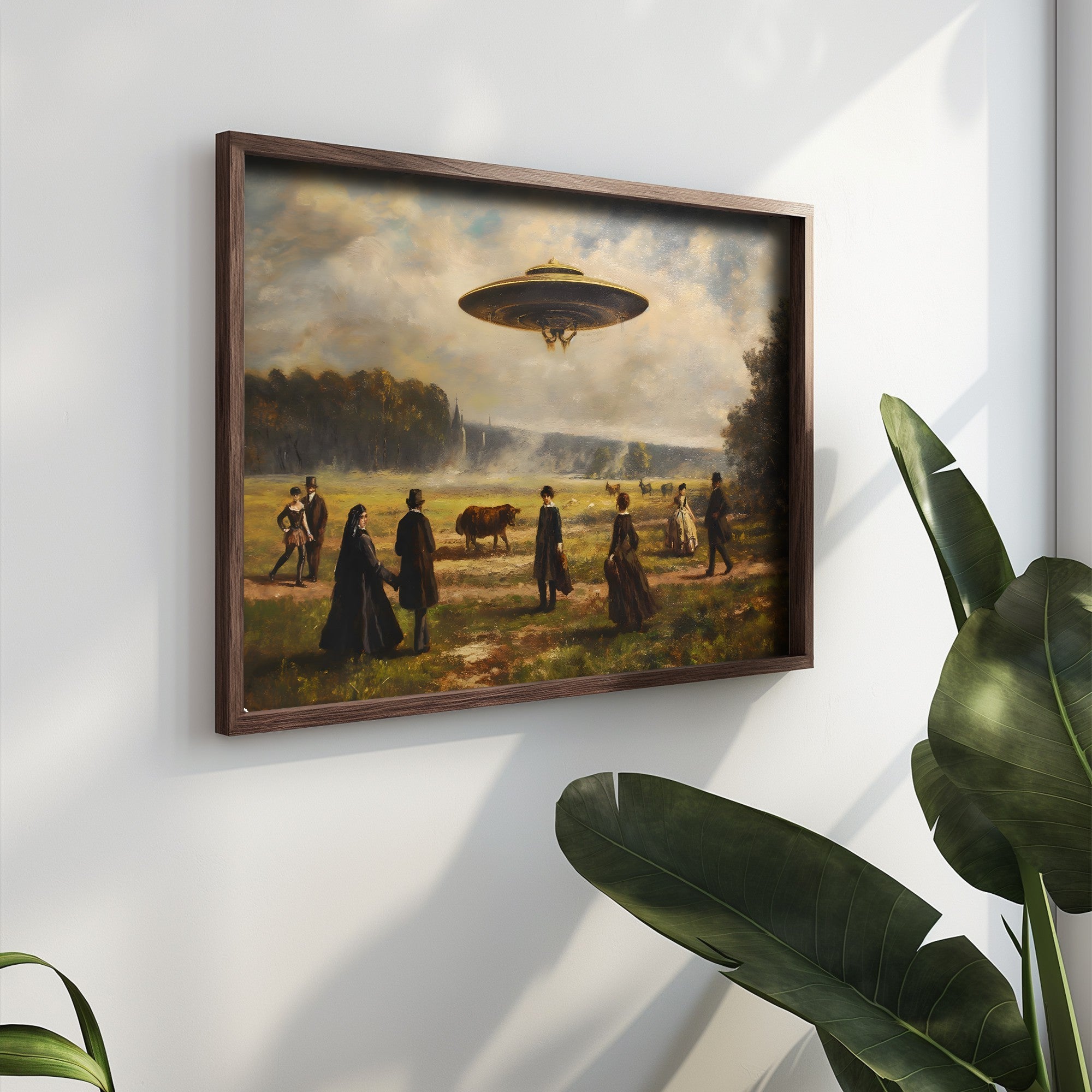 Quadro Decorativo MDF Emoldurado Multicolor GE194-L - Impressão UV em Madeira de Pinho 35x47cm