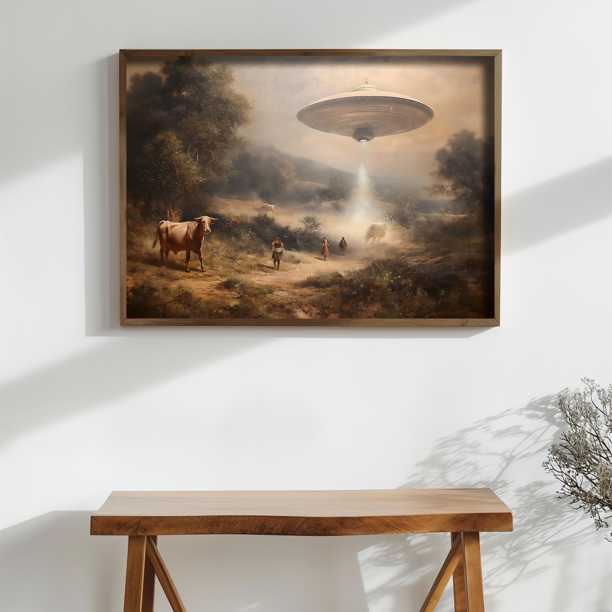 Quadro Decorativo MDF Emoldurado GE195-L Multicolor 35x47cm - Impressão UV em Madeira de Pinho