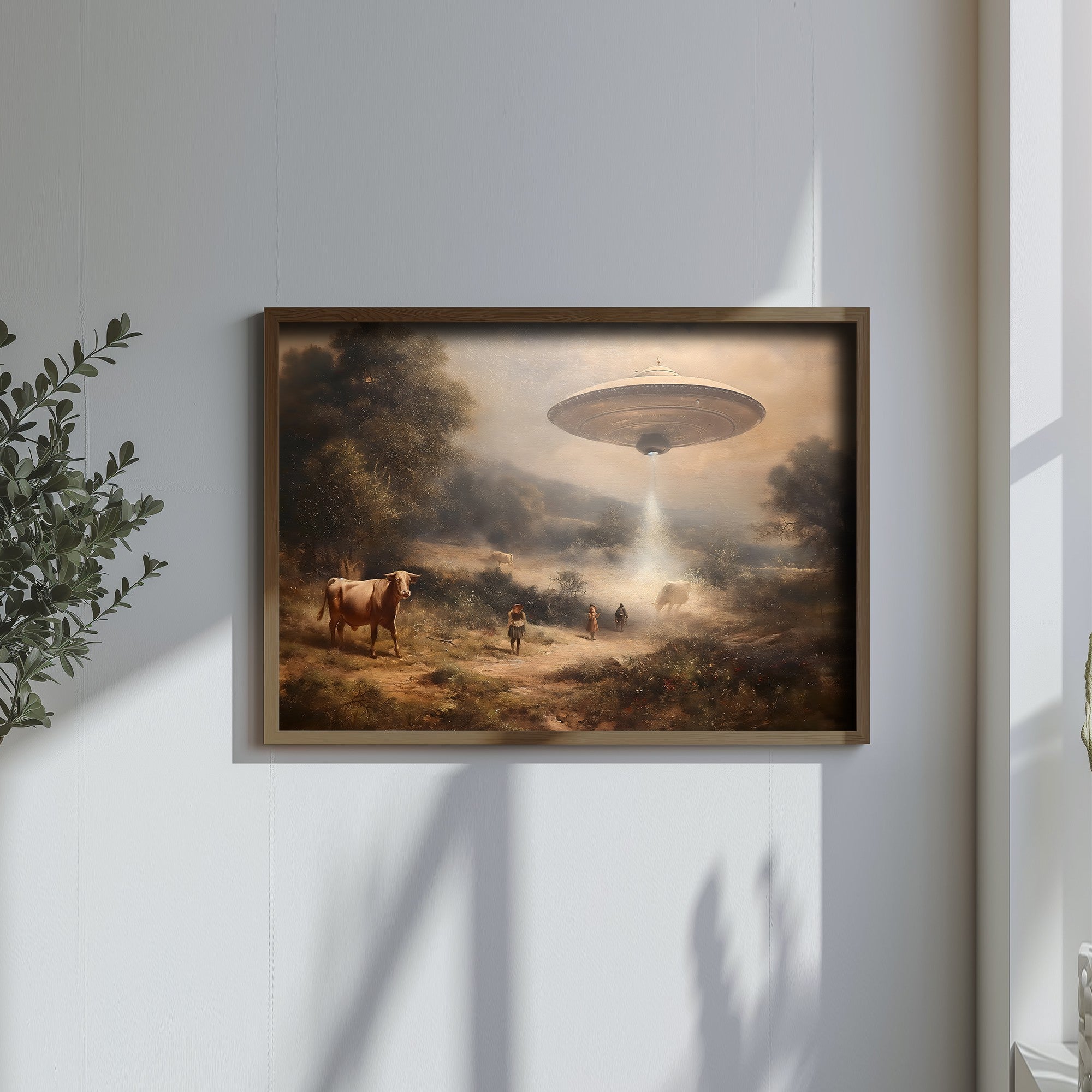 Quadro Decorativo MDF Emoldurado GE195-L Multicolor 35x47cm - Impressão UV em Madeira de Pinho