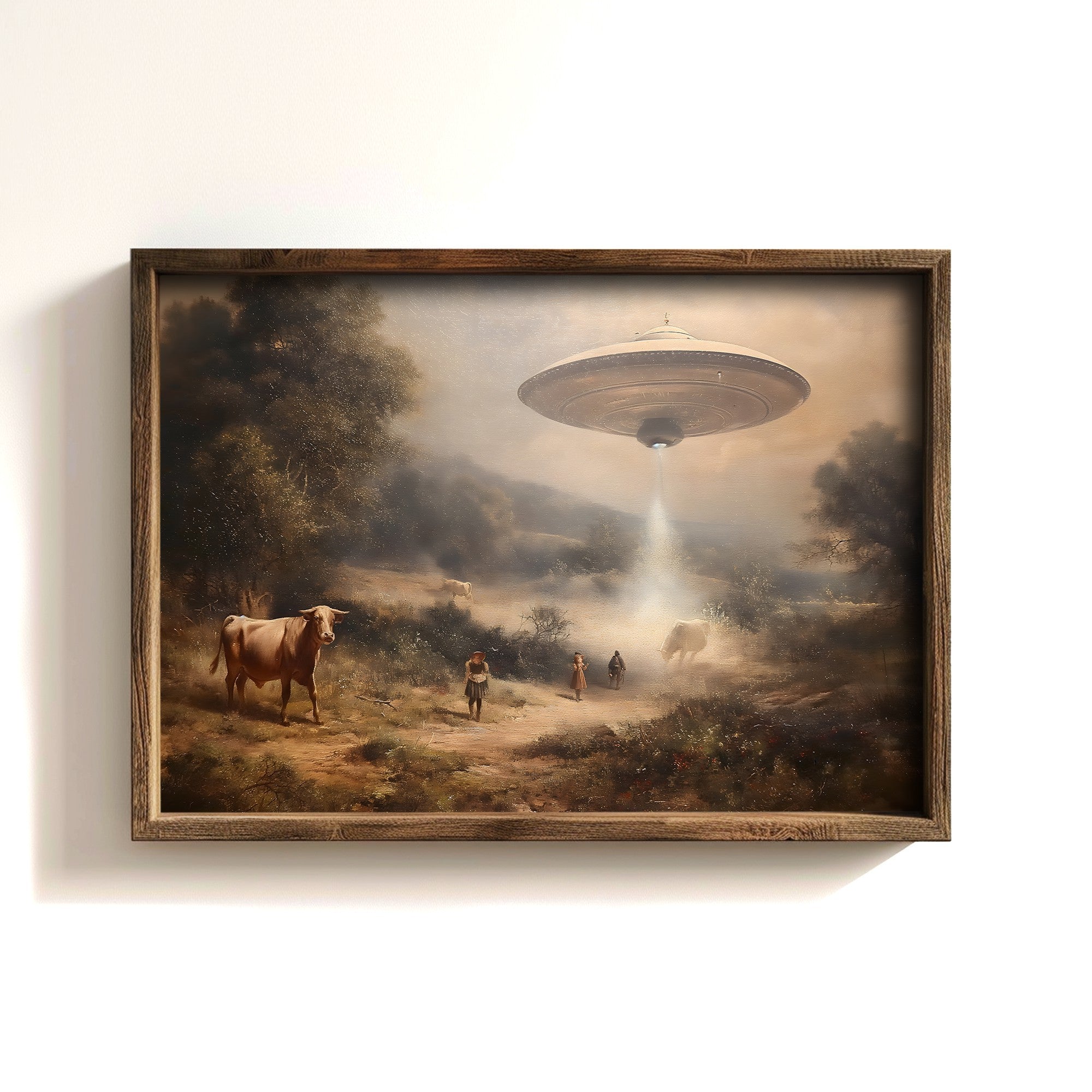 Quadro Decorativo MDF Emoldurado GE195-L Multicolor 35x47cm - Impressão UV em Madeira de Pinho