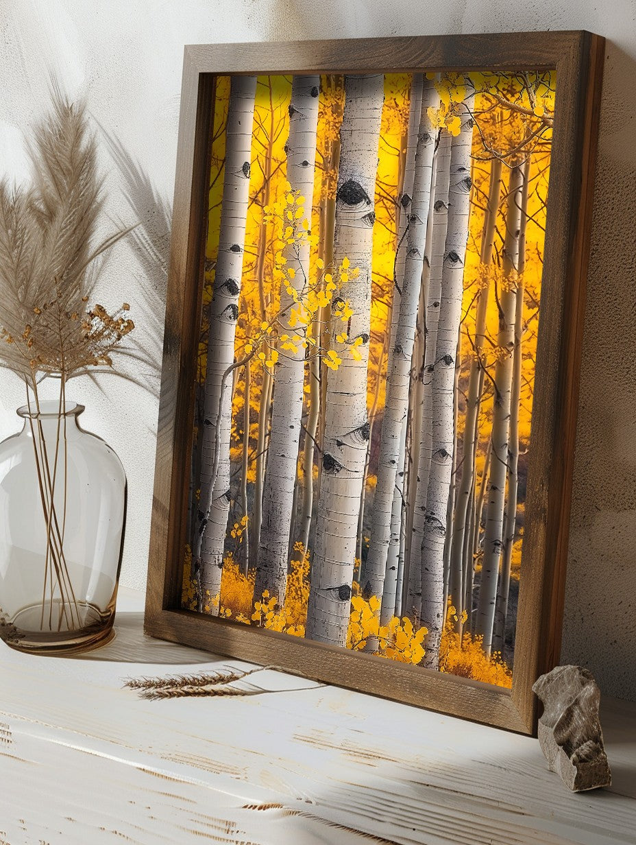 Quadro Decorativo MDF Emoldurado GE196-L Multicolor 35x47cm - Impressão UV em Madeira de Pinho