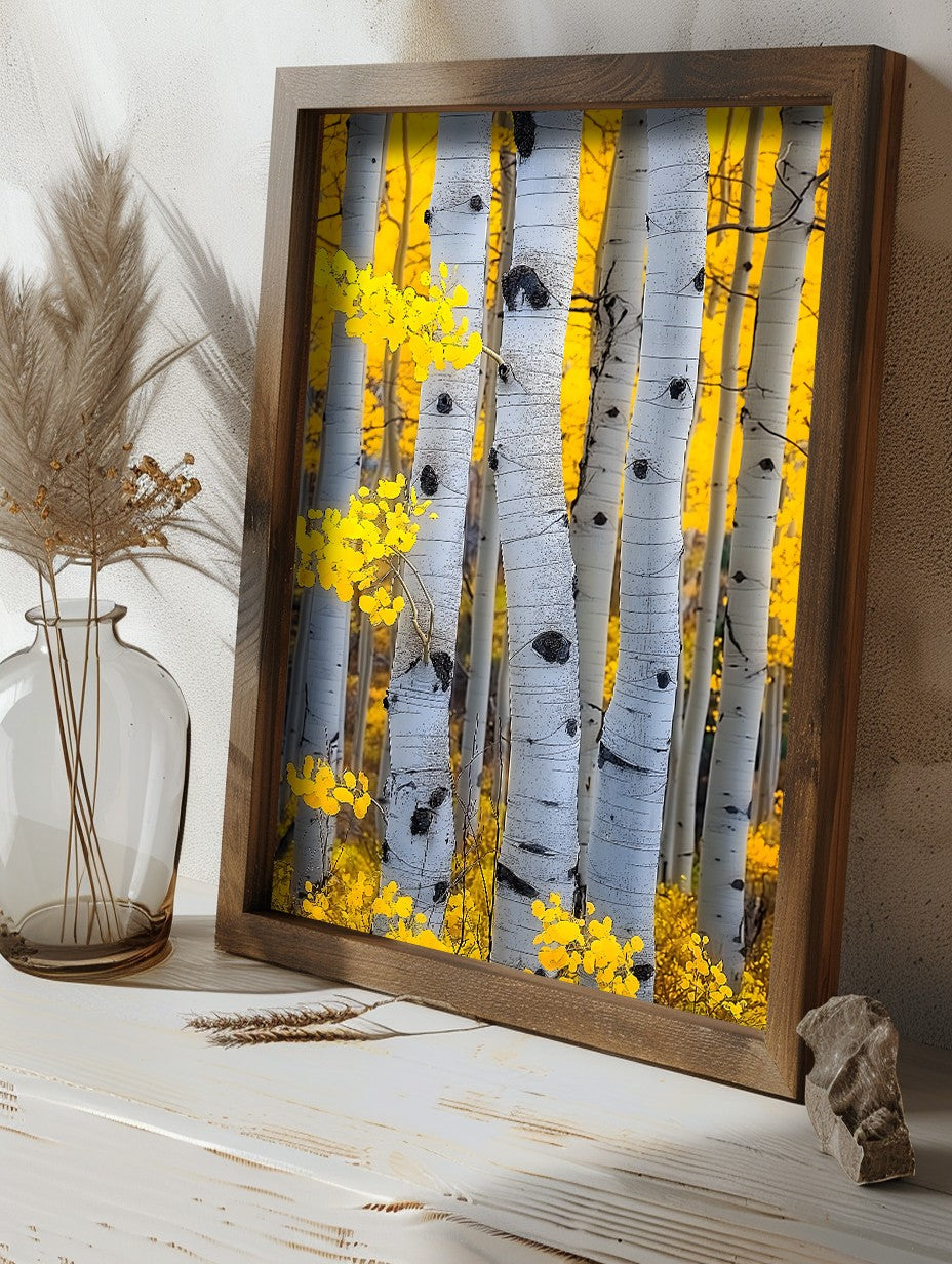 Quadro Decorativo MDF Emoldurado Multicolor GE198-L - Impressão UV em Madeira de Pinho 35x47cm