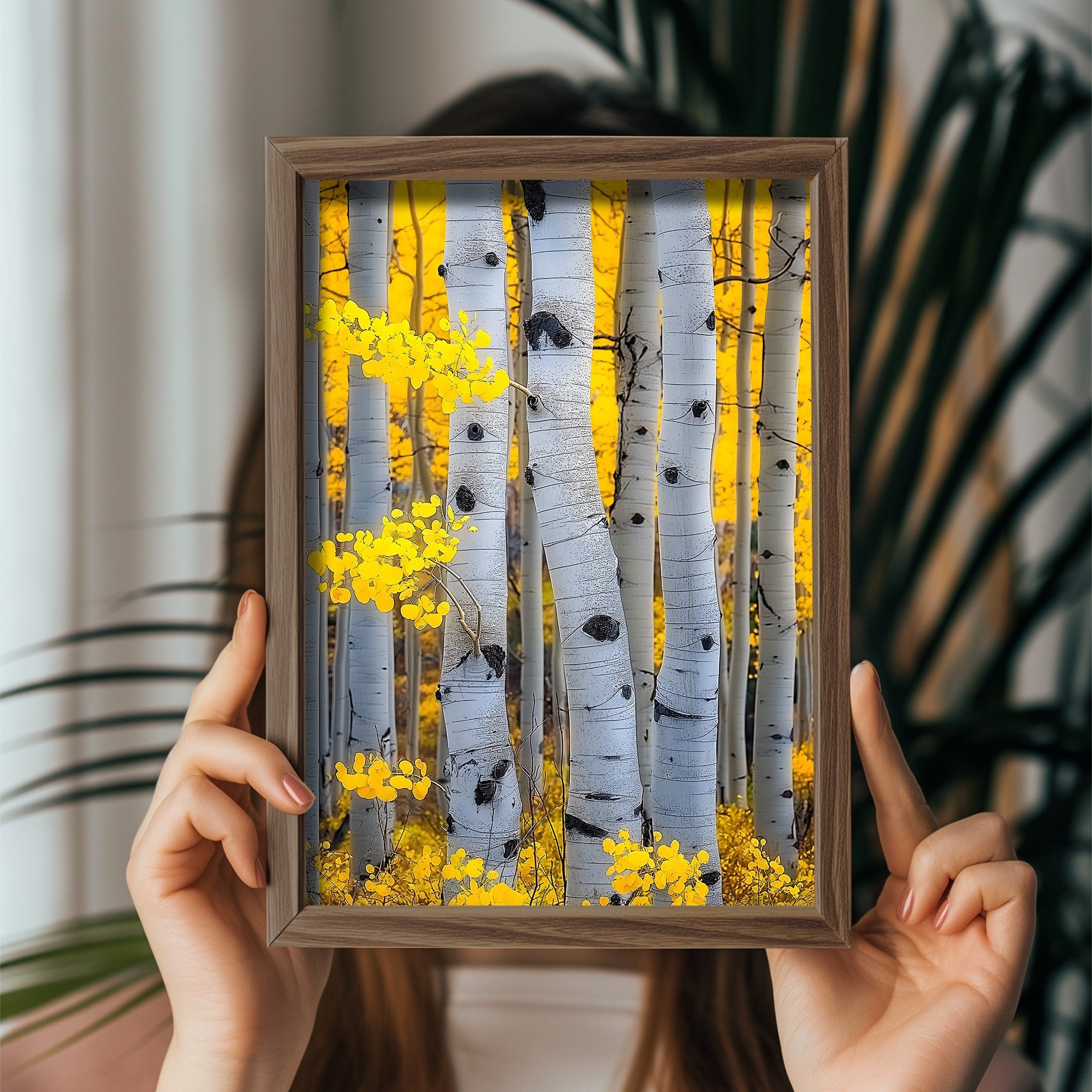 Quadro Decorativo MDF Emoldurado Multicolor GE198-L - Impressão UV em Madeira de Pinho 35x47cm