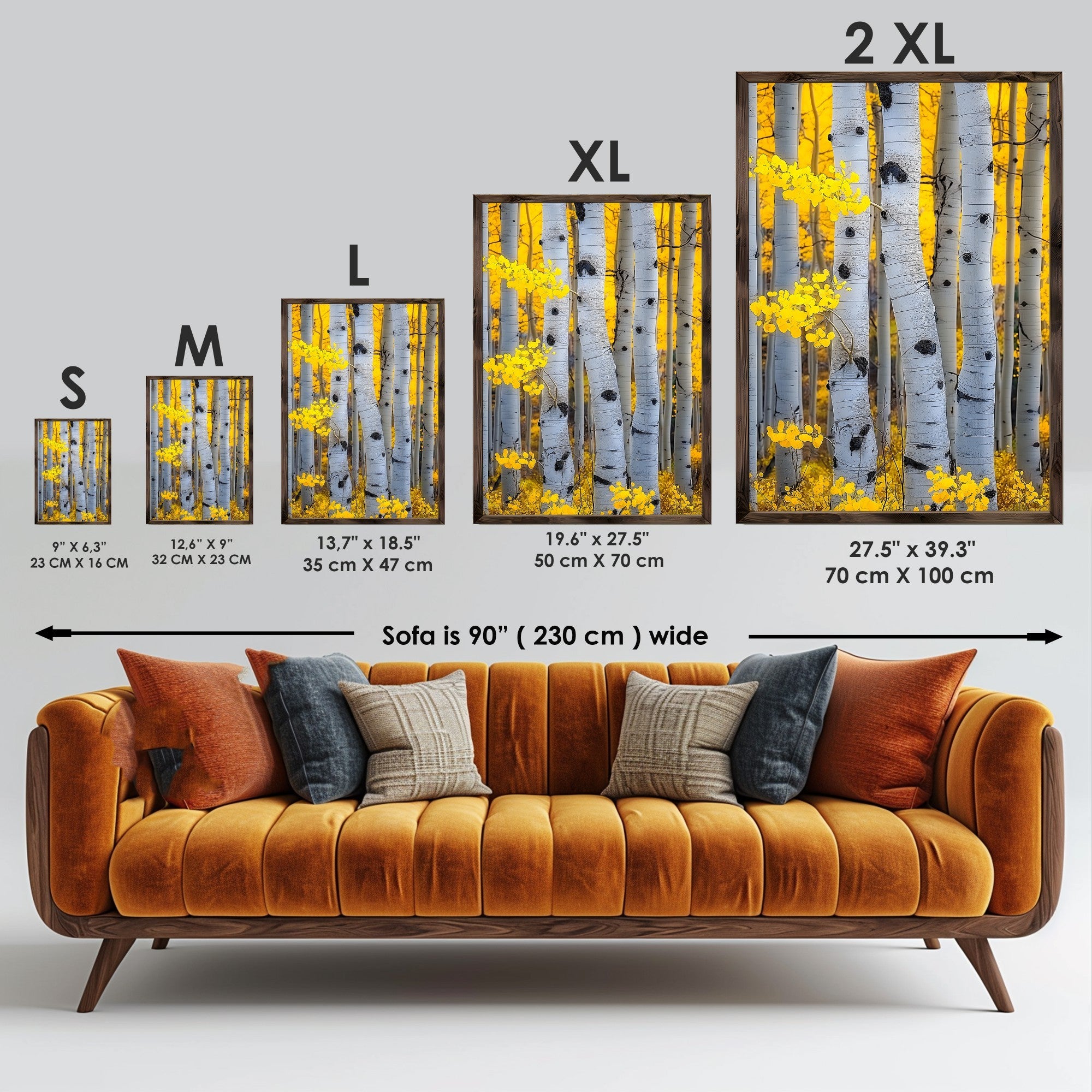 Quadro Decorativo MDF Emoldurado Multicolor GE198-L - Impressão UV em Madeira de Pinho 35x47cm