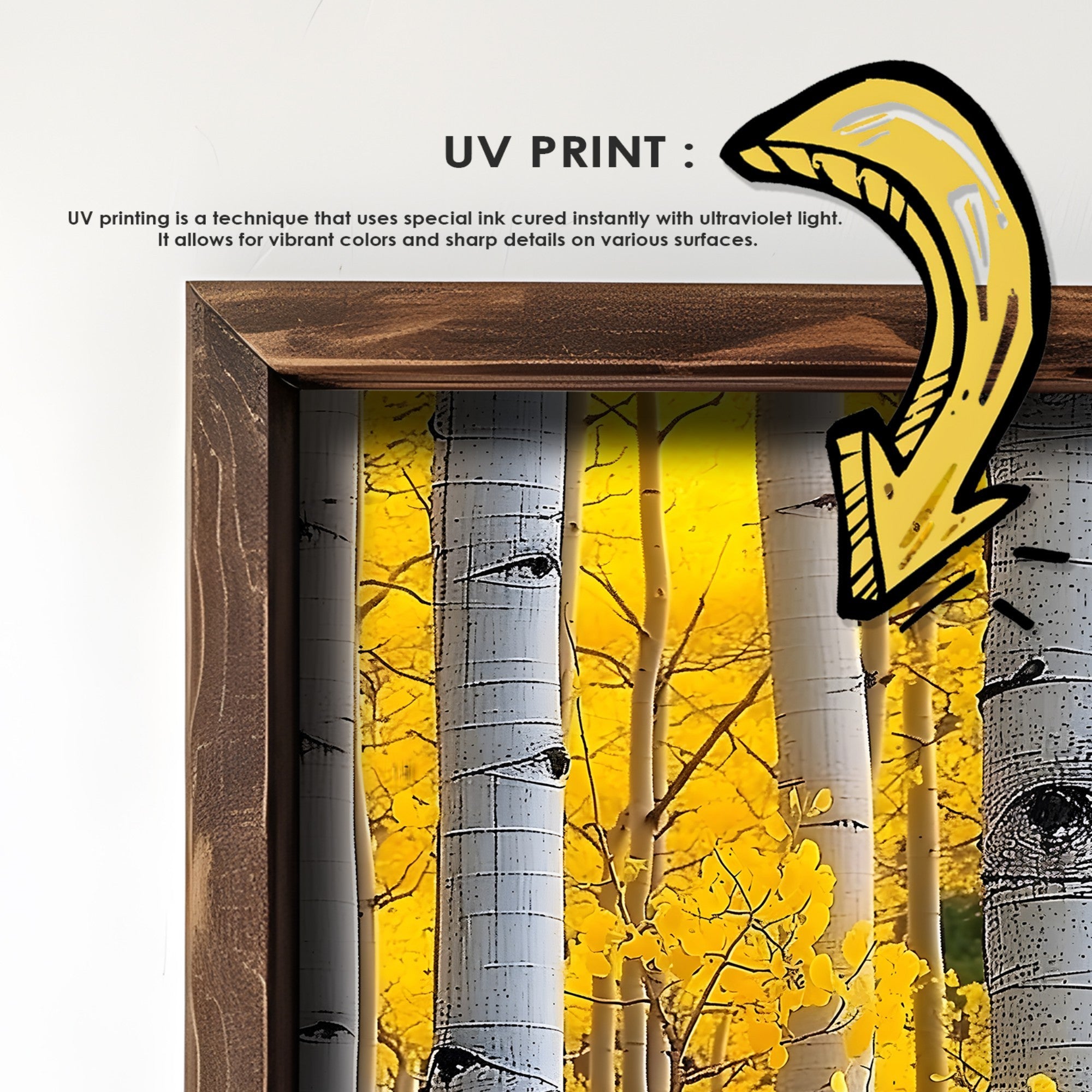 Quadro Decorativo MDF Emoldurado GE199-L Multicolor 35x47cm - Impressão UV em Madeira de Pinho