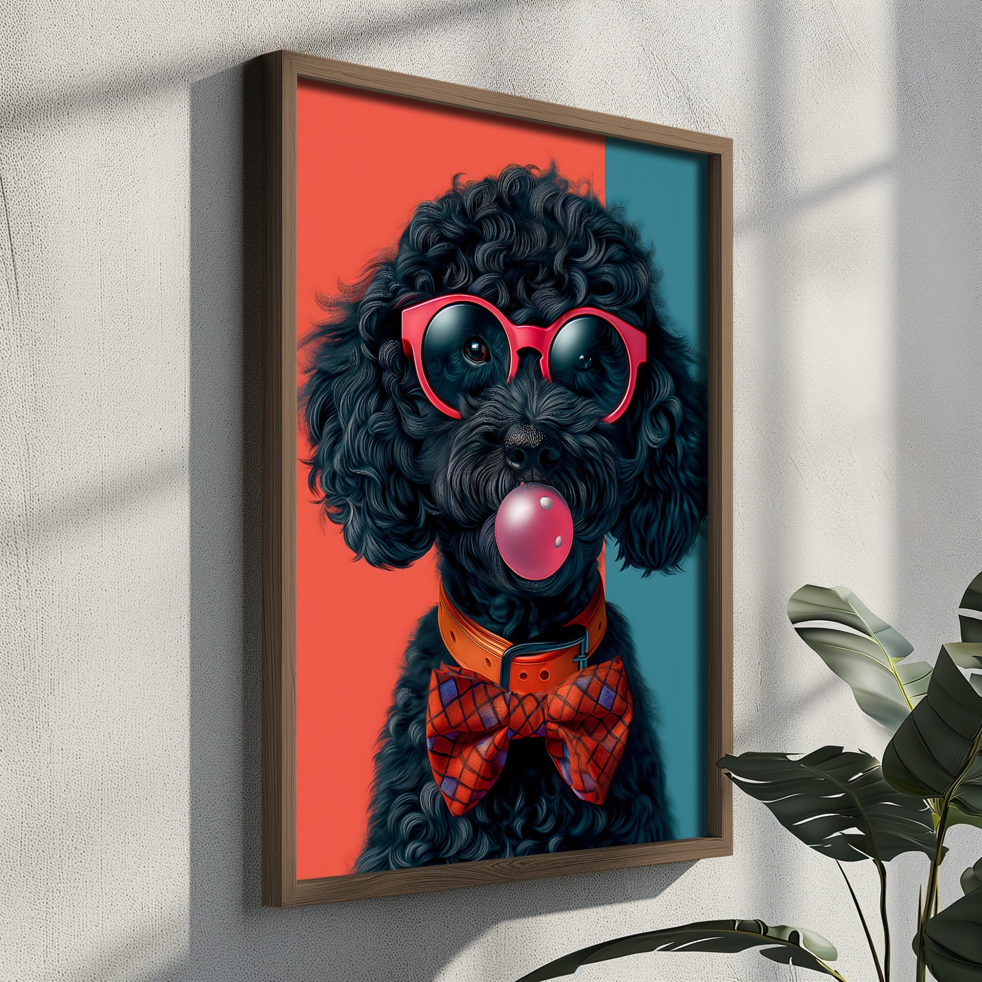 Quadro Decorativo MDF Emoldurado Multicolor GE201-L - Impressão UV em Madeira de Pinho 35x47cm