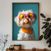 Quadro Decorativo MDF Emoldurado Multicolor GE202-L - Impressão UV em Madeira de Pinho 35x47cm