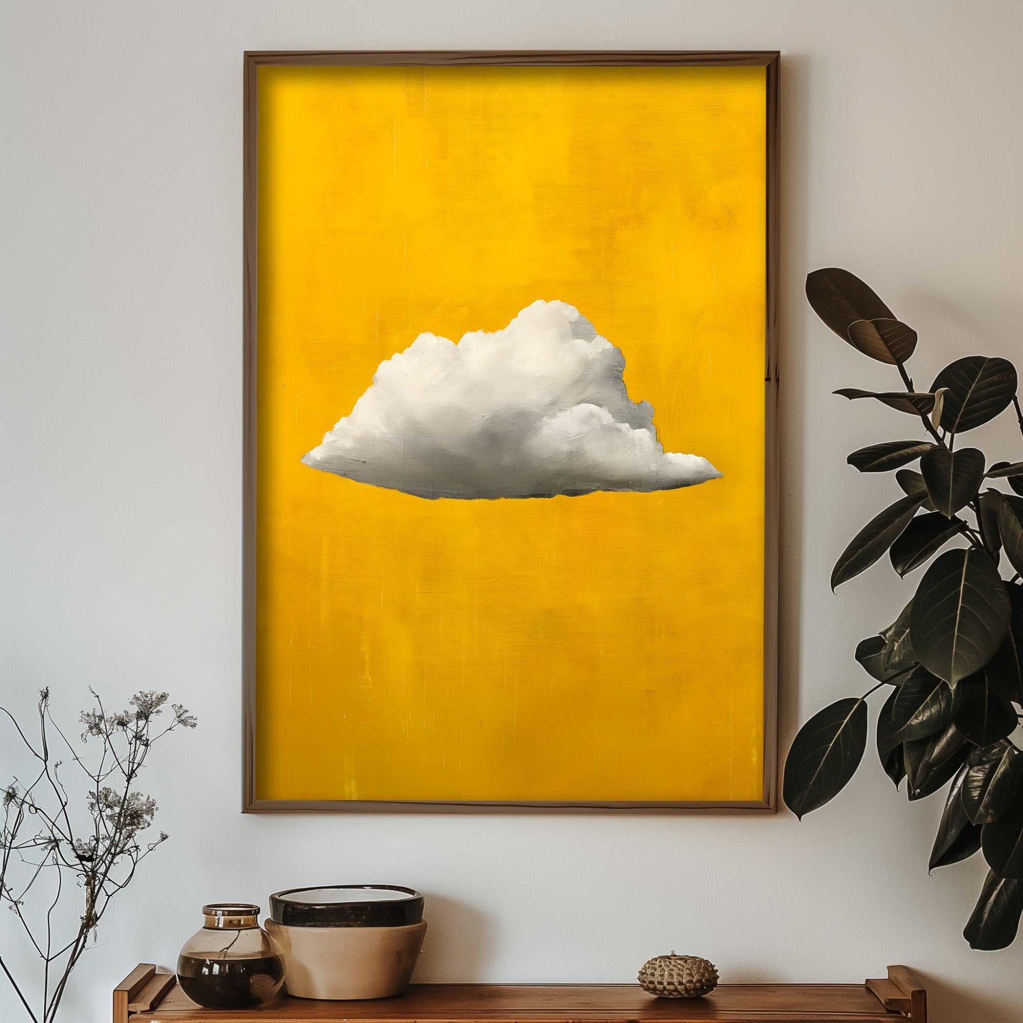 Quadro Decorativo MDF Emoldurado Multicolor GE203-L - Impressão UV em Madeira de Pinho 35x47cm