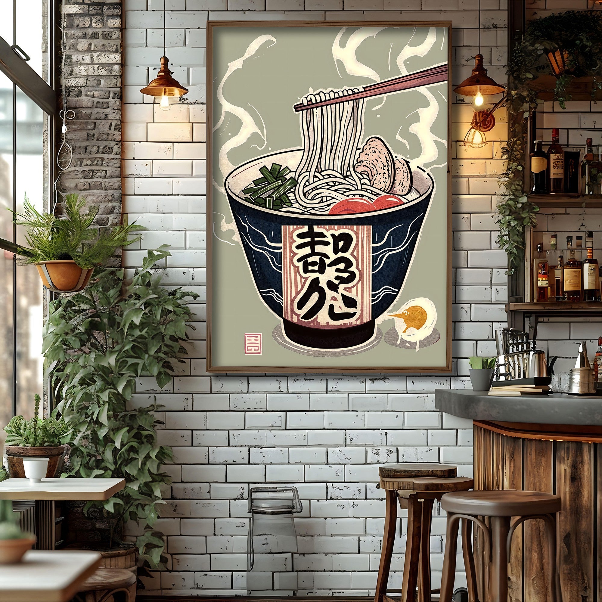 Quadro Decorativo MDF Emoldurado GE208-L Multicolor 35x47cm - Impressão UV em Madeira de Pinho