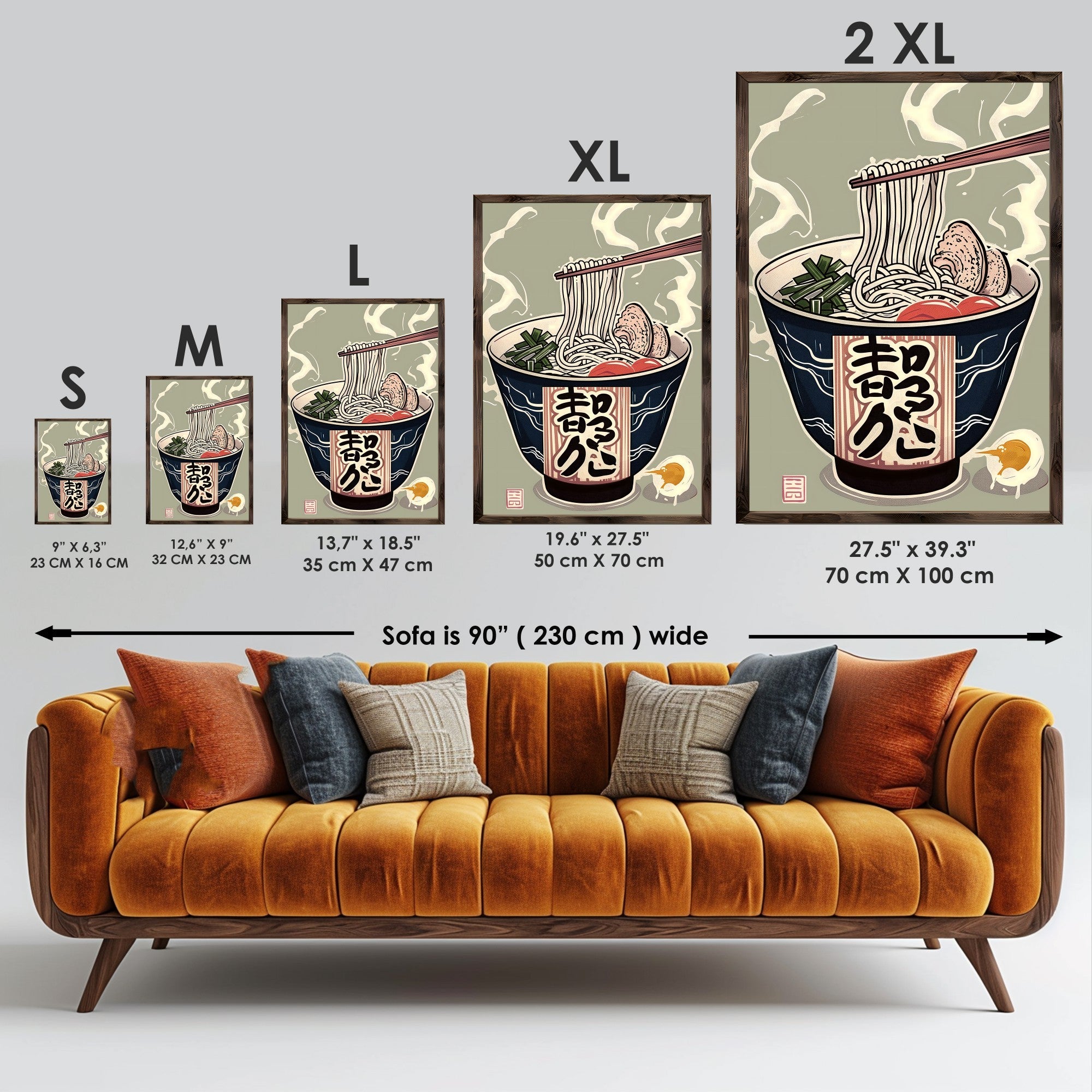 Quadro Decorativo MDF Emoldurado GE208-L Multicolor 35x47cm - Impressão UV em Madeira de Pinho