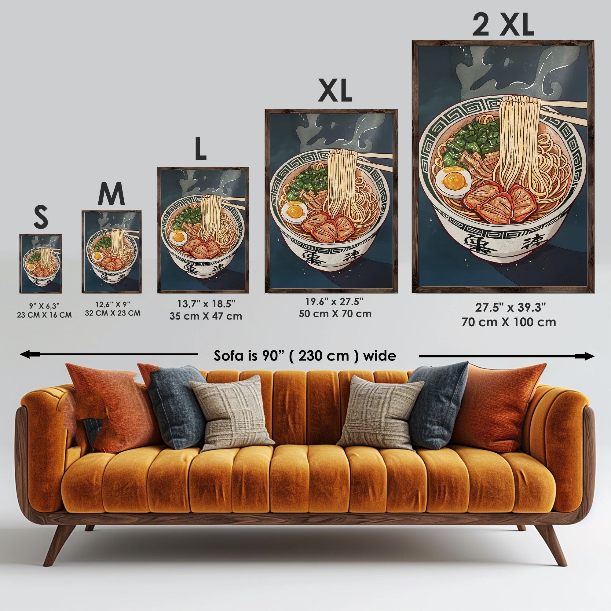 Quadro Decorativo MDF Emoldurado GE209-L Multicolor 35x47cm - Impressão UV em Madeira de Pinho