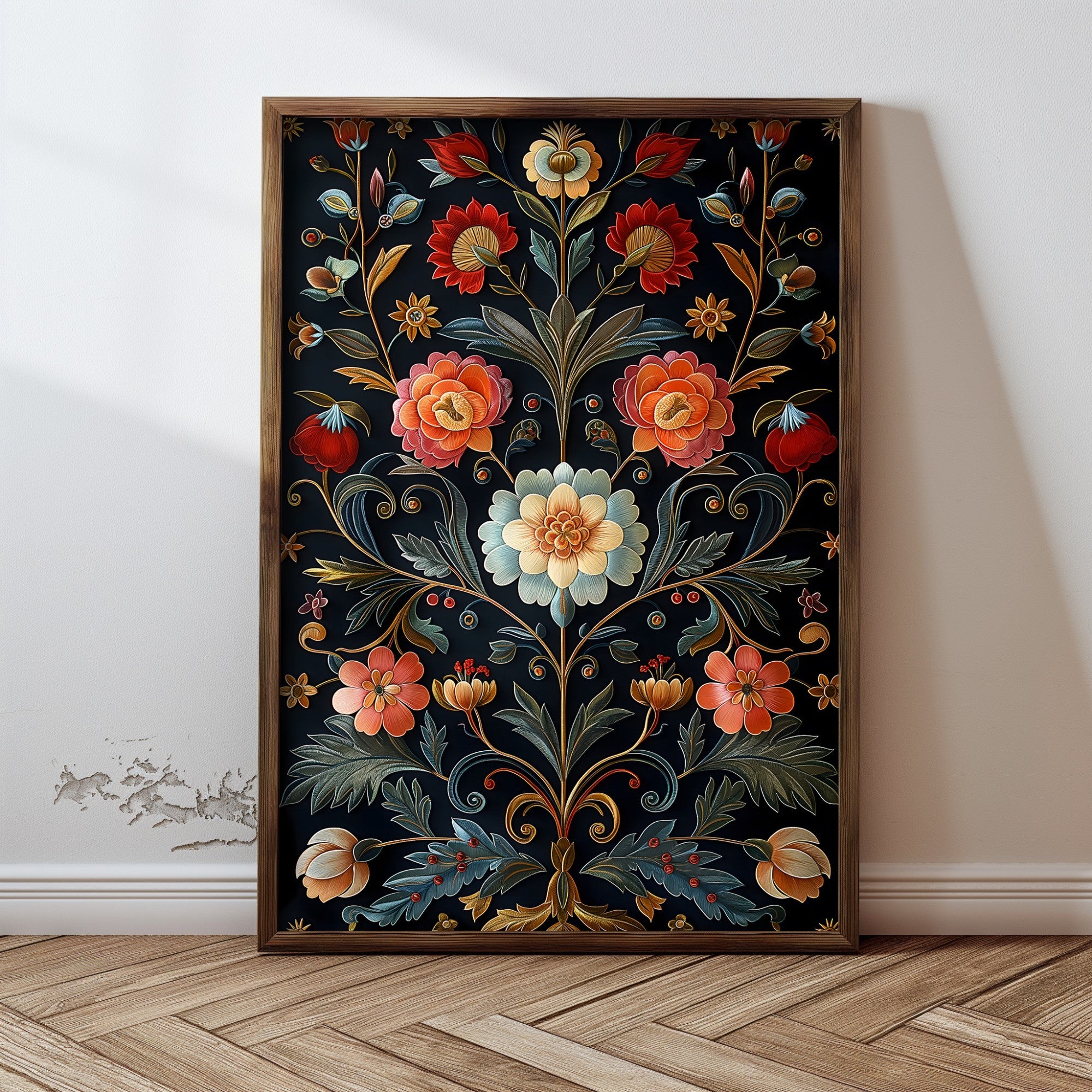 Quadro Decorativo MDF Emoldurado GE210-L Multicolor 35x47cm - Impressão UV em Madeira de Pinho