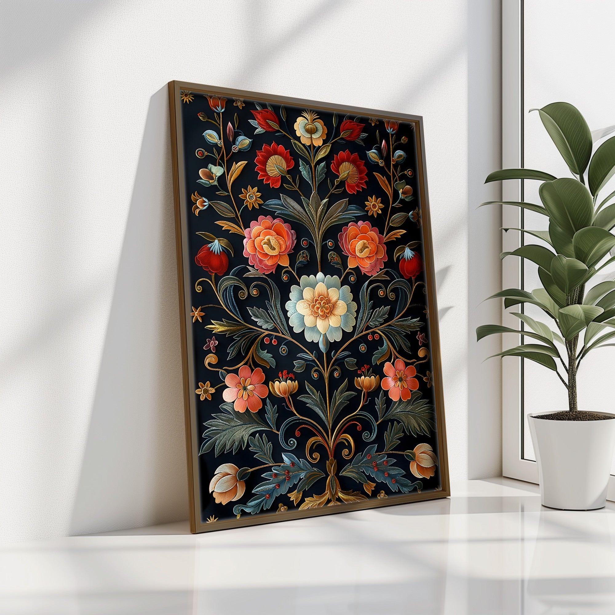 Quadro Decorativo MDF Emoldurado GE210-L Multicolor 35x47cm - Impressão UV em Madeira de Pinho