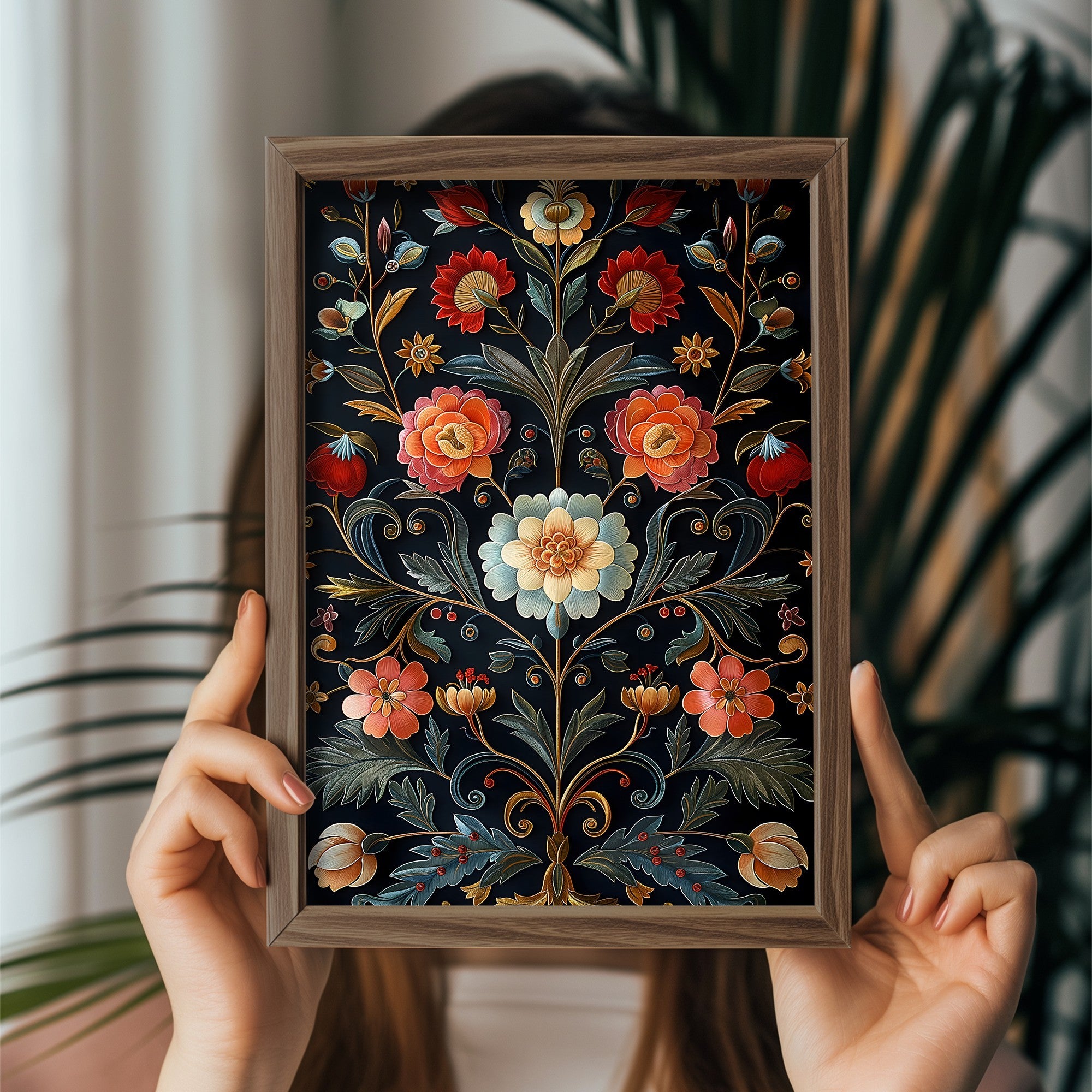 Quadro Decorativo MDF Emoldurado GE210-L Multicolor 35x47cm - Impressão UV em Madeira de Pinho