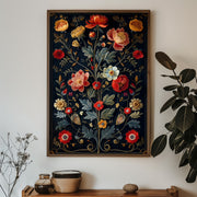 Quadro Decorativo MDF Emoldurado Multicolor GE211-L - Impressão UV em Madeira de Pinho 35x47cm