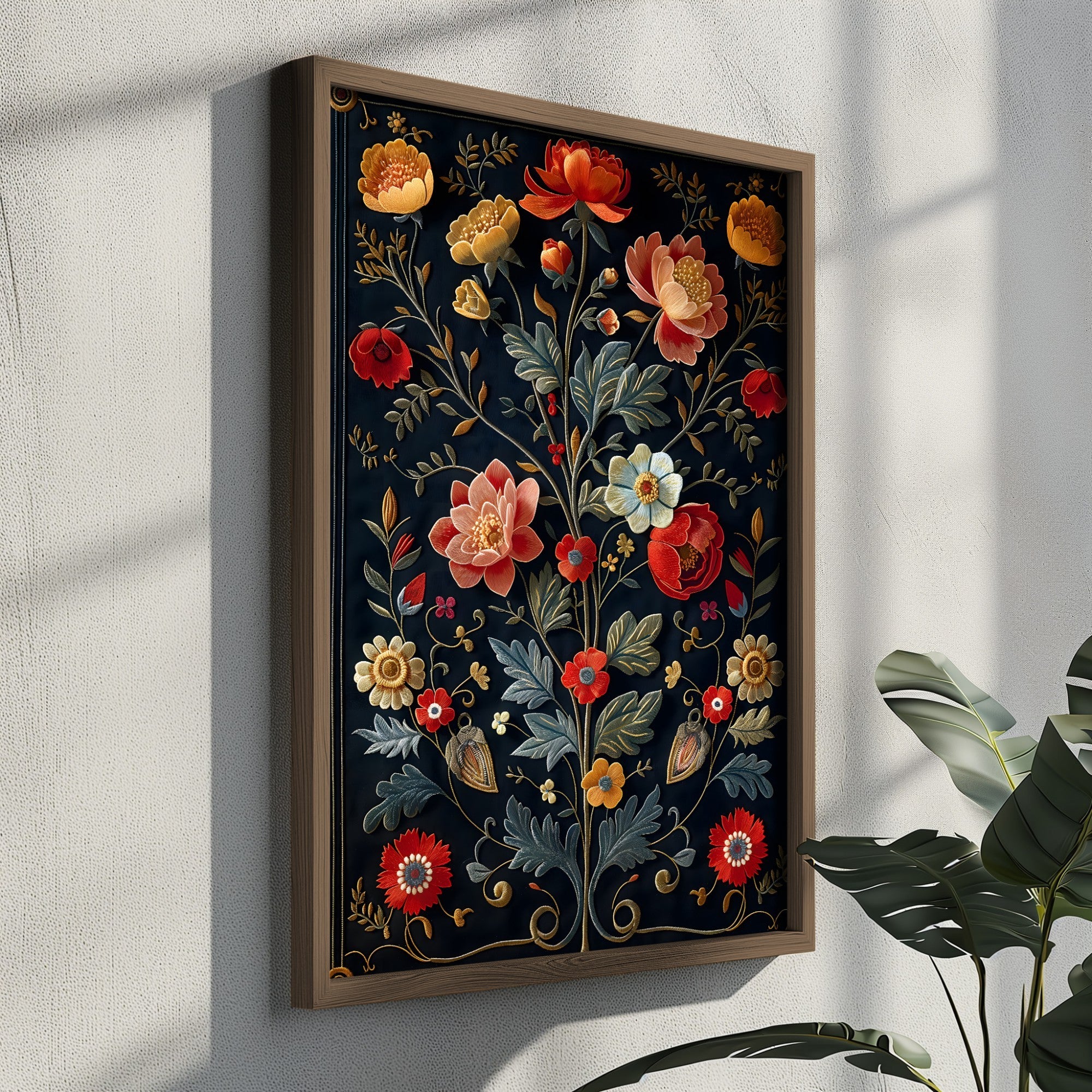 Quadro Decorativo MDF Emoldurado Multicolor GE211-L - Impressão UV em Madeira de Pinho 35x47cm