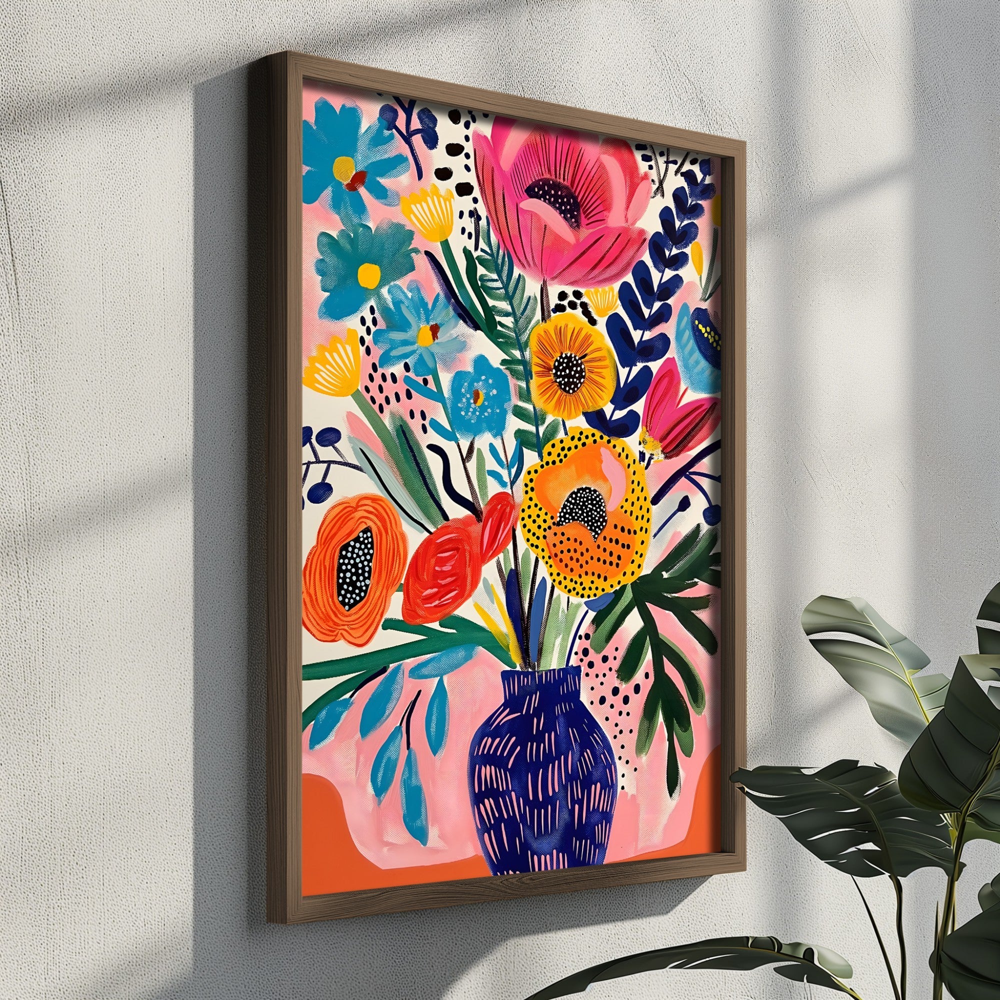Quadro Decorativo MDF Emoldurado GE213-L Multicolor 35x47cm - Impressão UV em Madeira de Pinho
