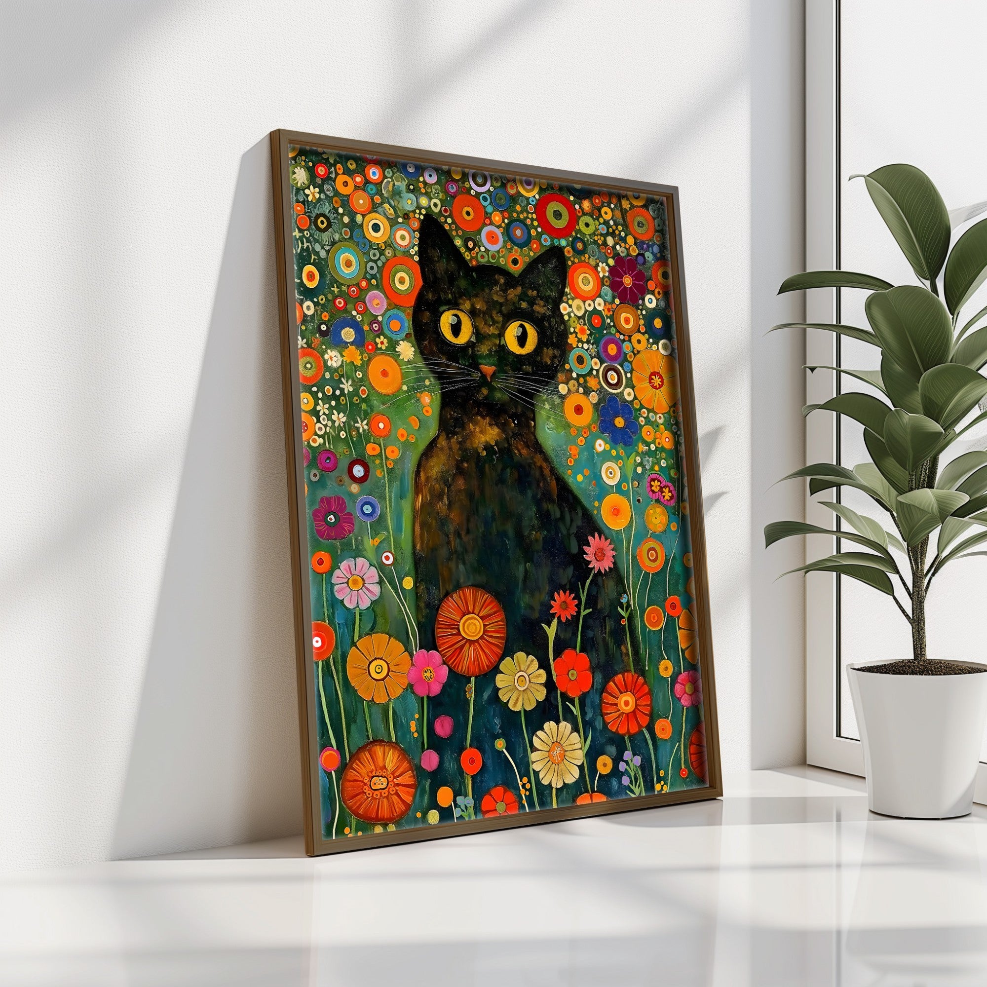 Quadro Decorativo MDF Emoldurado GE214-L Multicolor 35x47cm - Impressão UV em Madeira de Pinho