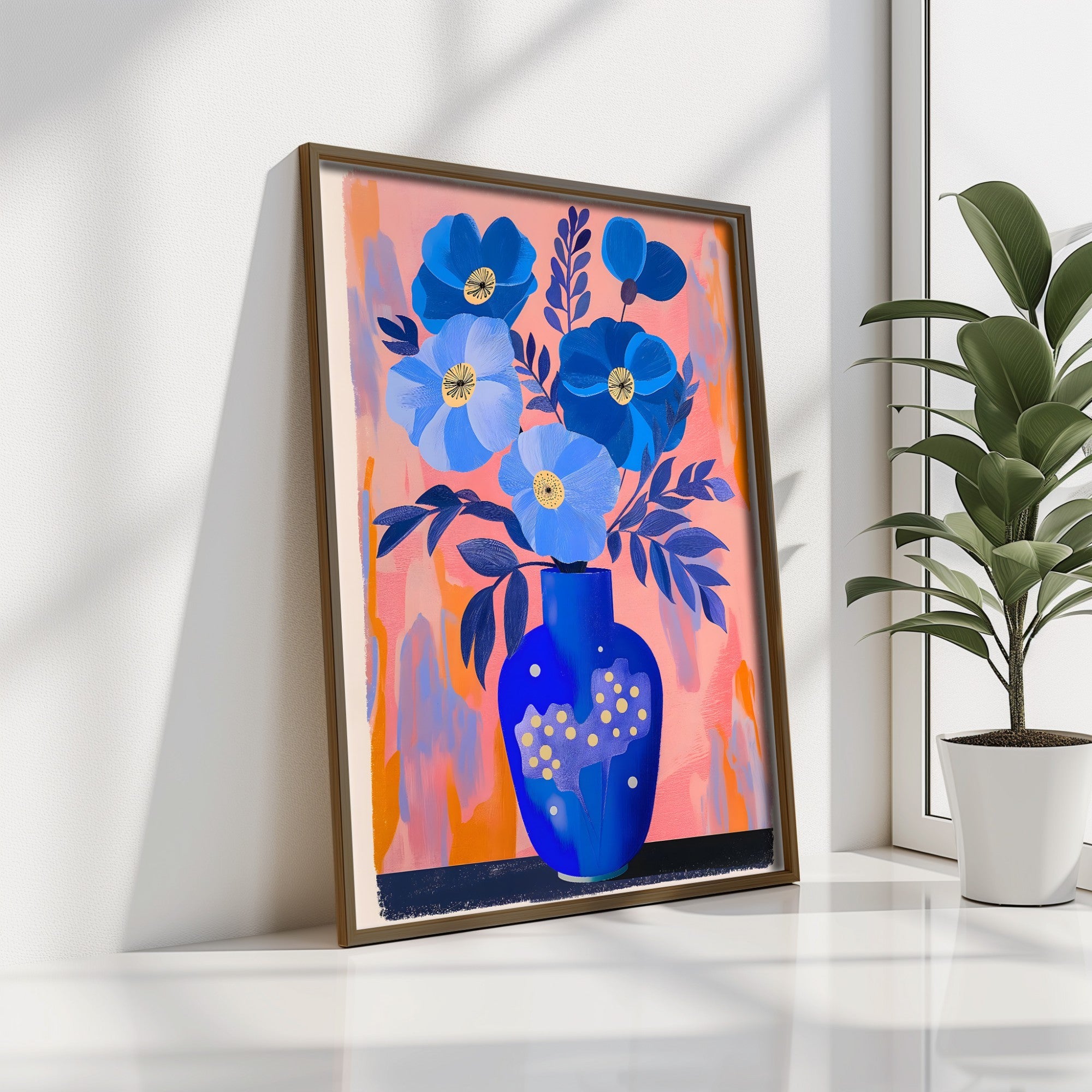 Quadro Decorativo MDF Emoldurado GE215-L Multicolor 35x47cm - Impressão UV em Madeira de Pinho